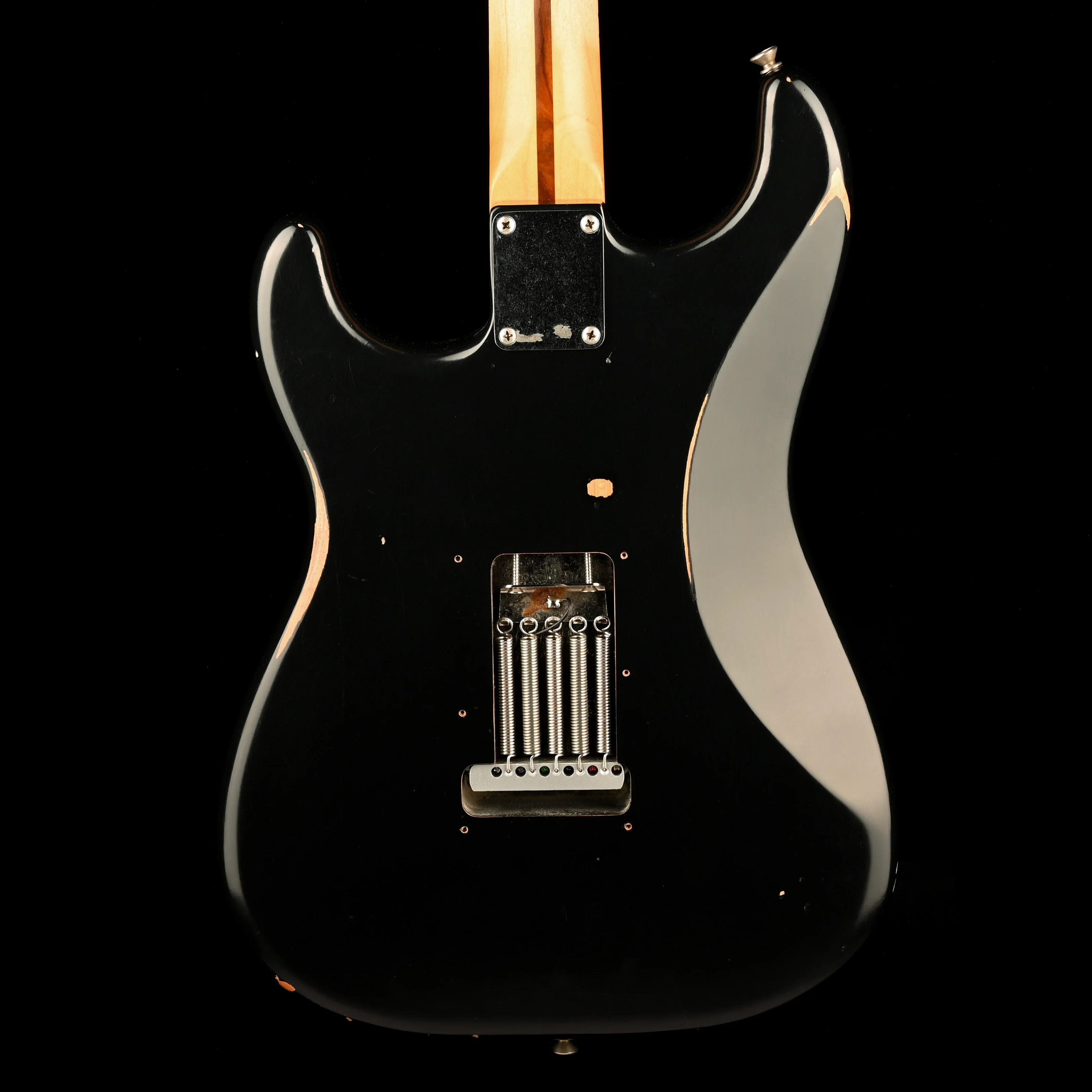 Pre Owned 2019 Fender Road Worn 50's Stratocaster Black With Case - Image 12