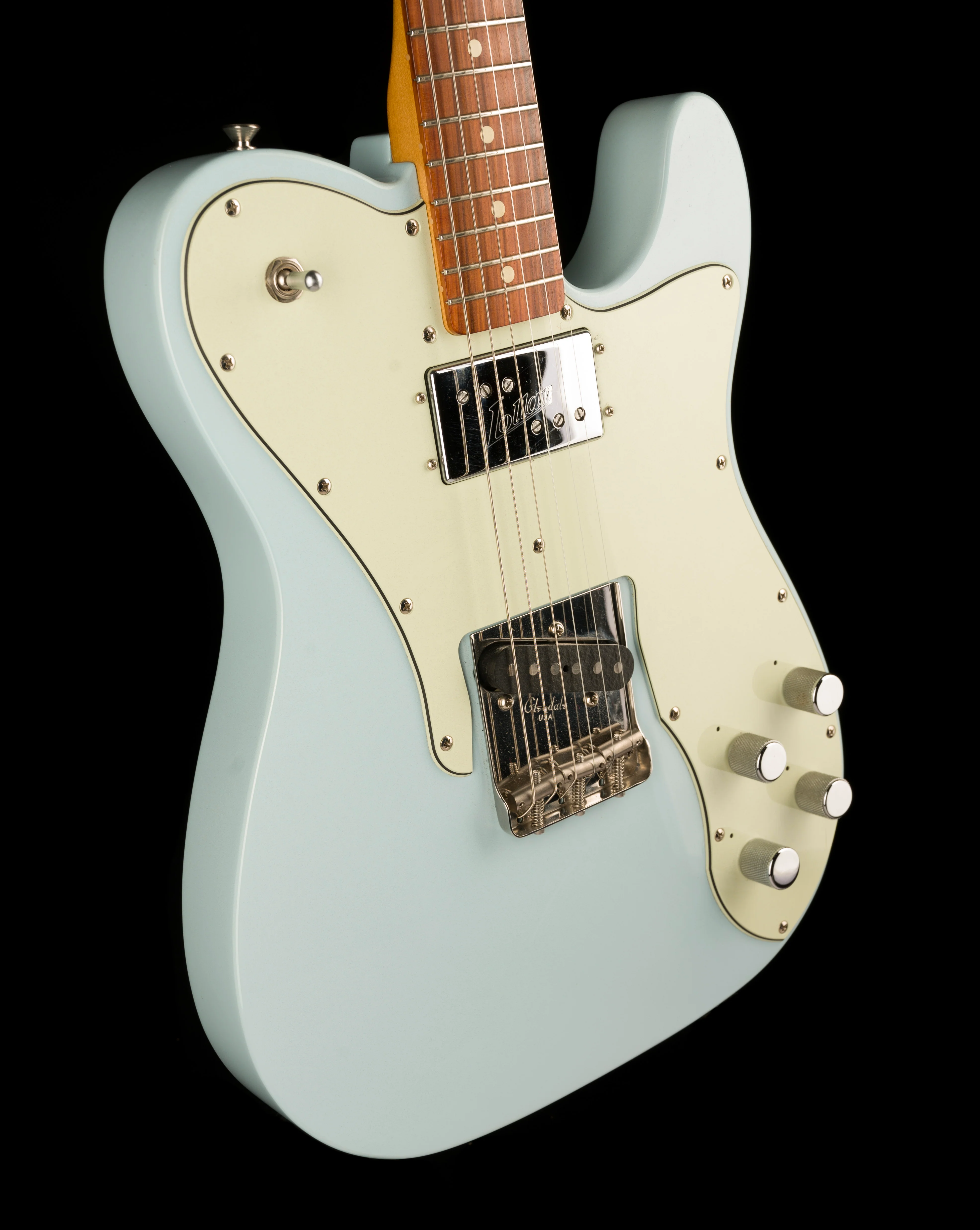 Pre Owned 2019 Fender Vintera 70's Telecaster Custom Sonic Blue With Gig Bag - Image 10