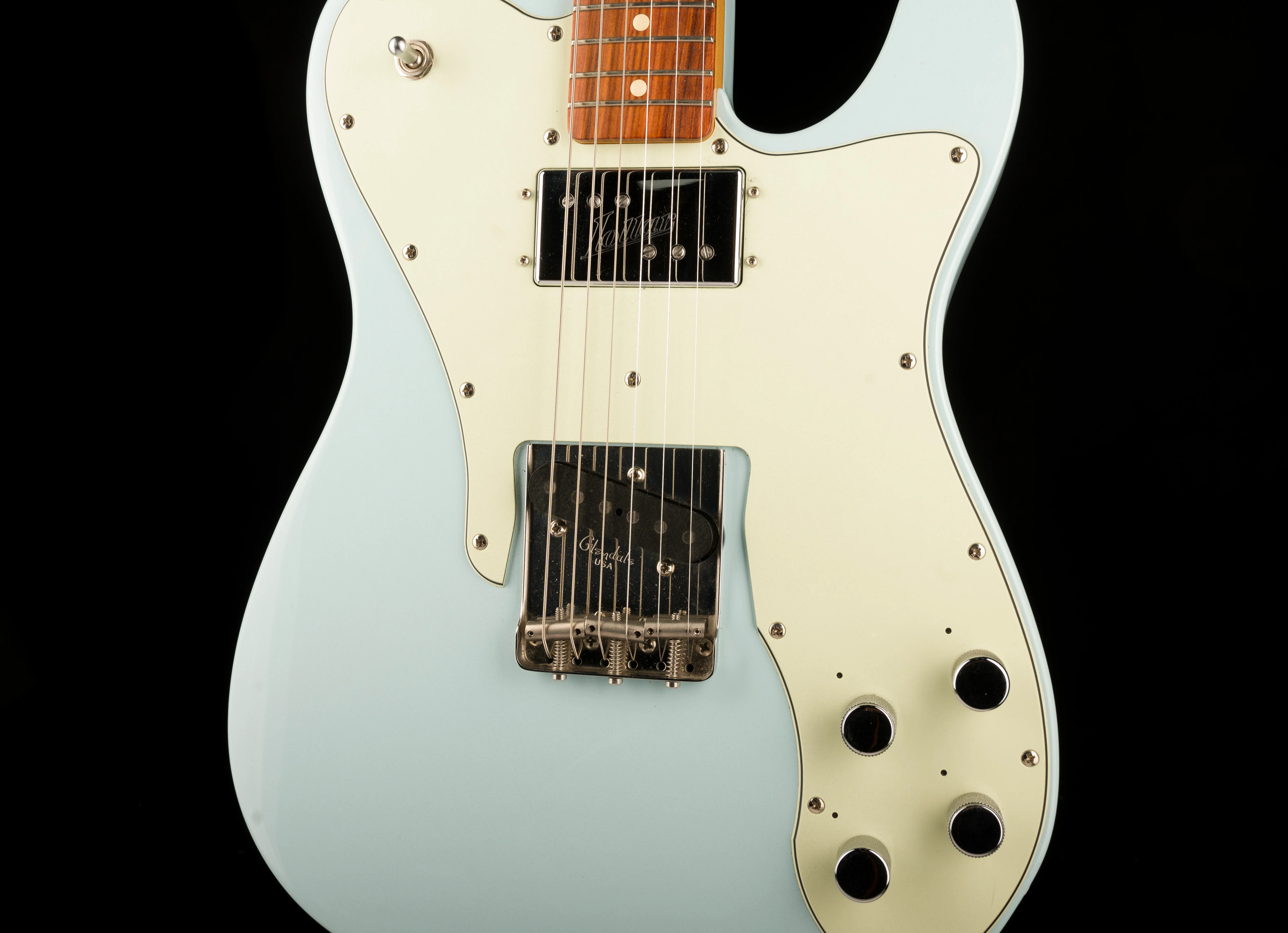 Pre Owned 2019 Fender Vintera 70's Telecaster Custom Sonic Blue With Gig Bag - Image 6