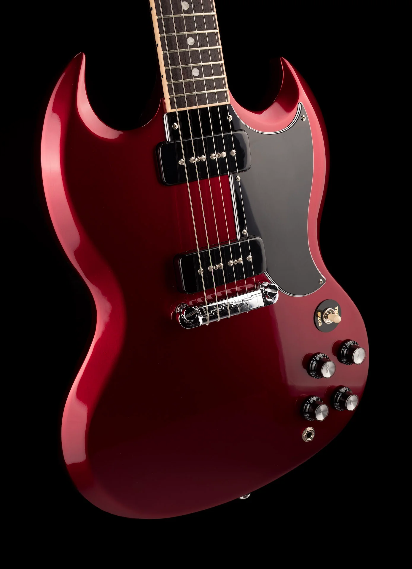 Pre Owned 2019 Gibson SG Special P90 Sparkling Burgundy With OHSC - Image 10