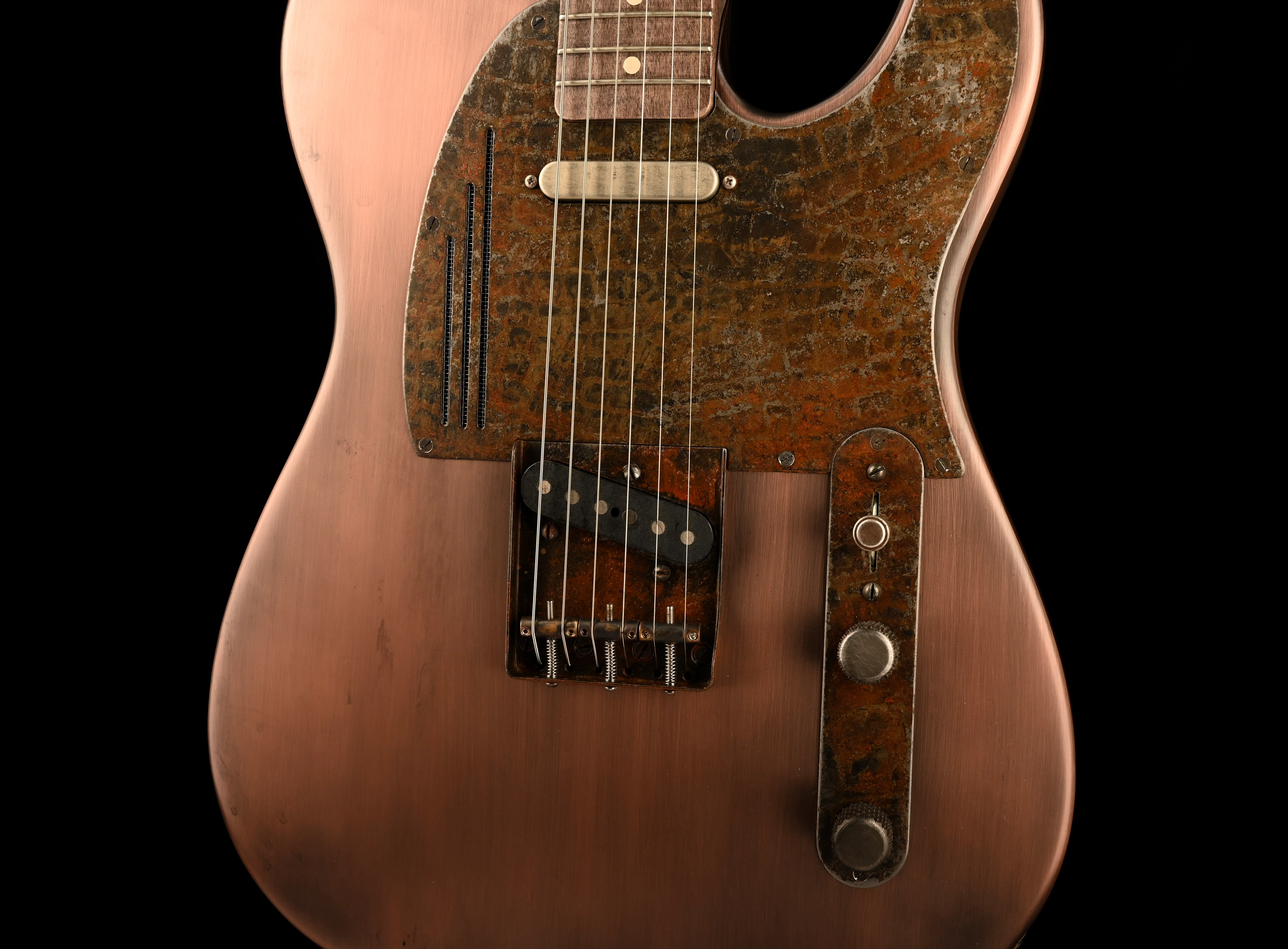 Pre Owned 2019 Trussart Steelcaster Antique Copper Body With Case - Image 6