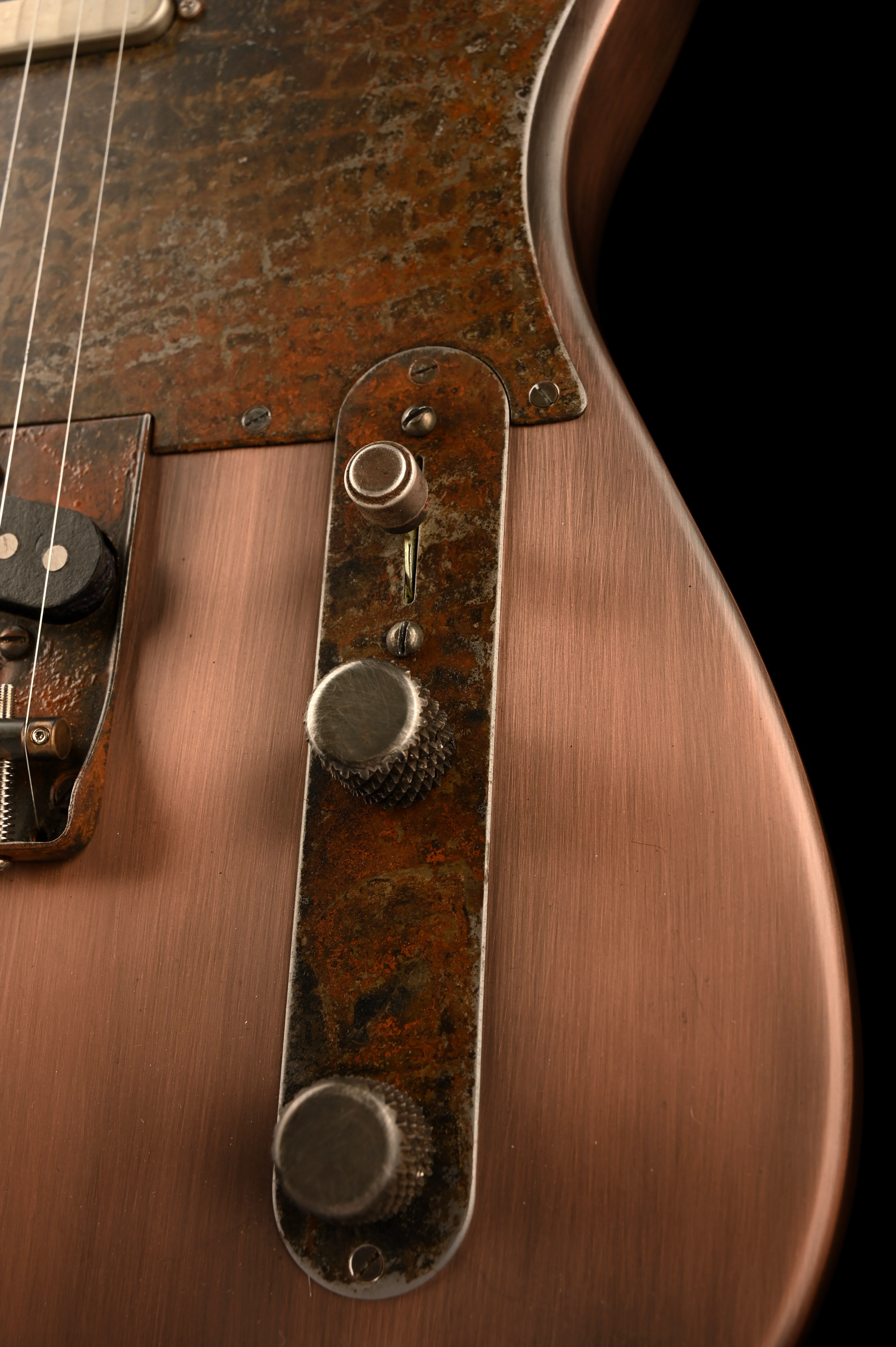 Pre Owned 2019 Trussart Steelcaster Antique Copper Body With Case - Image 8