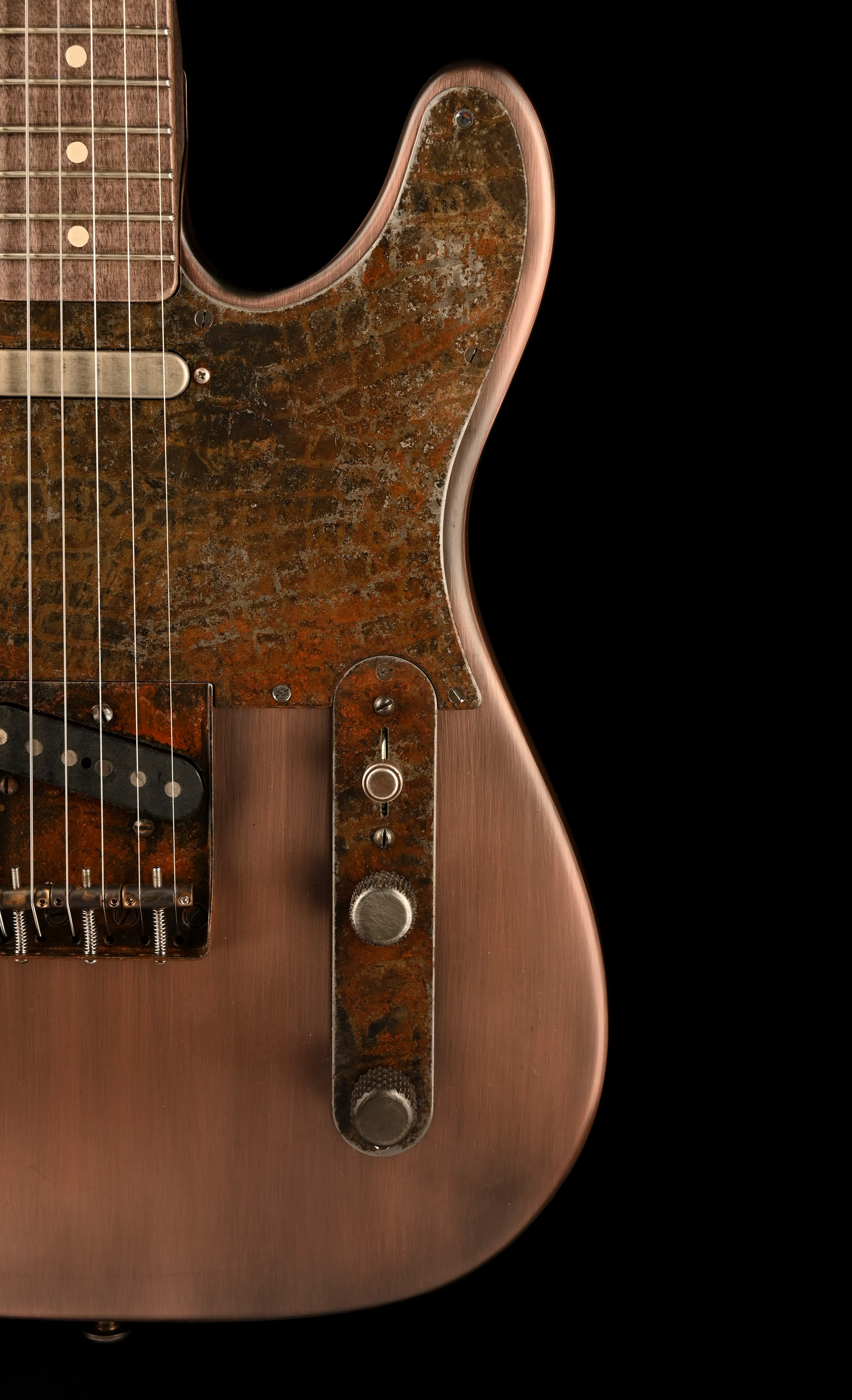 Pre Owned 2019 Trussart Steelcaster Antique Copper Body With Case - Image 9