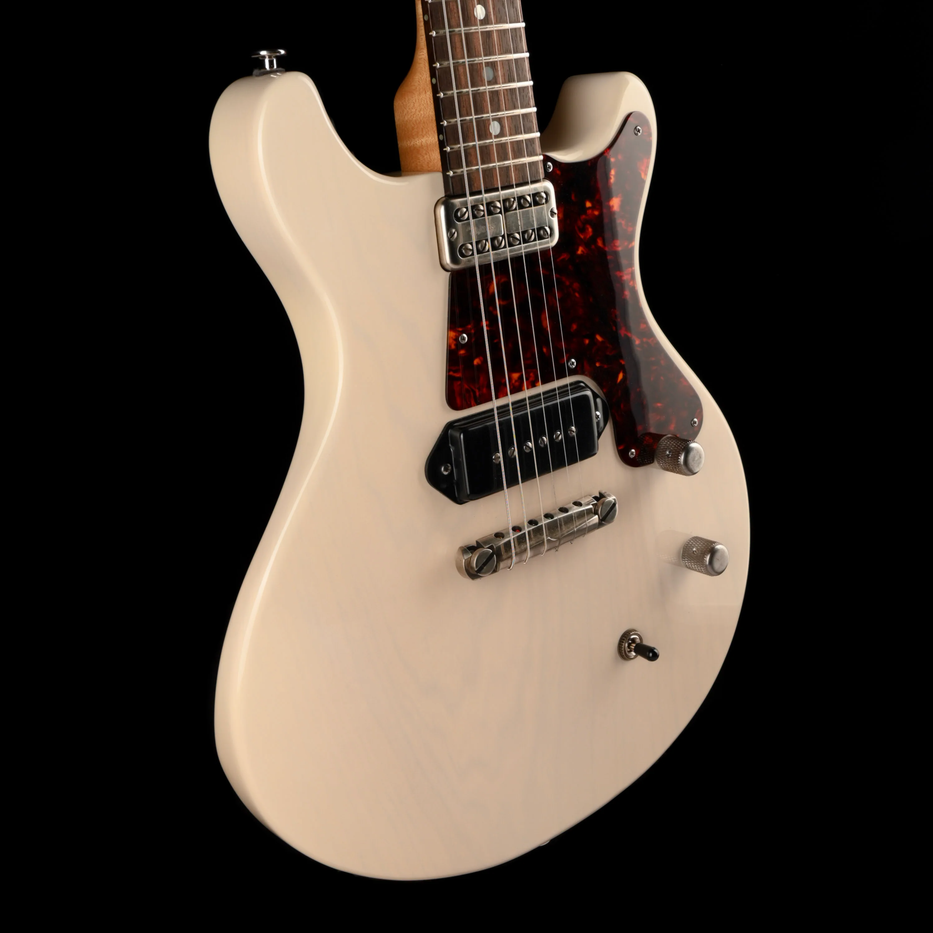 Pre-Owned 2020 Deimel Doublestar Paper Moon White Electric Guitar With OHSC - Image 6