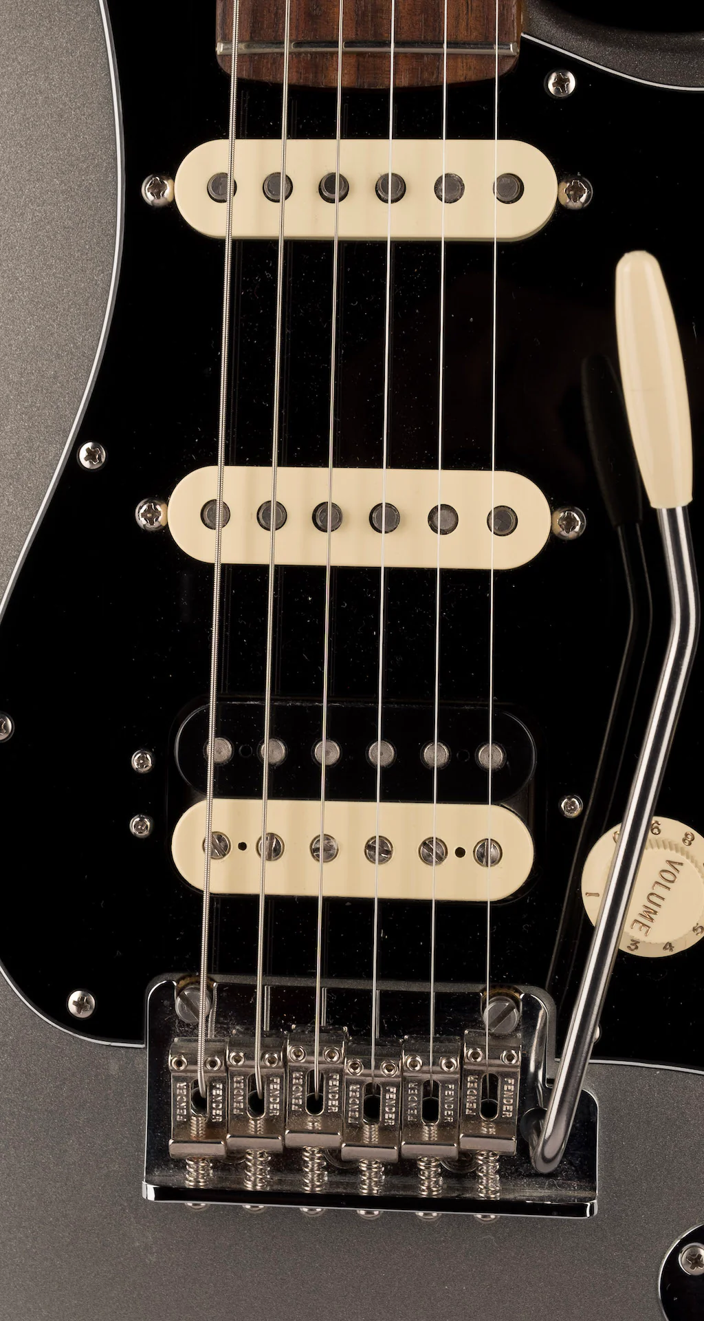 Pre Owned 2020 Fender American Professional II Strat HSS Mercury With OHSC - Image 7