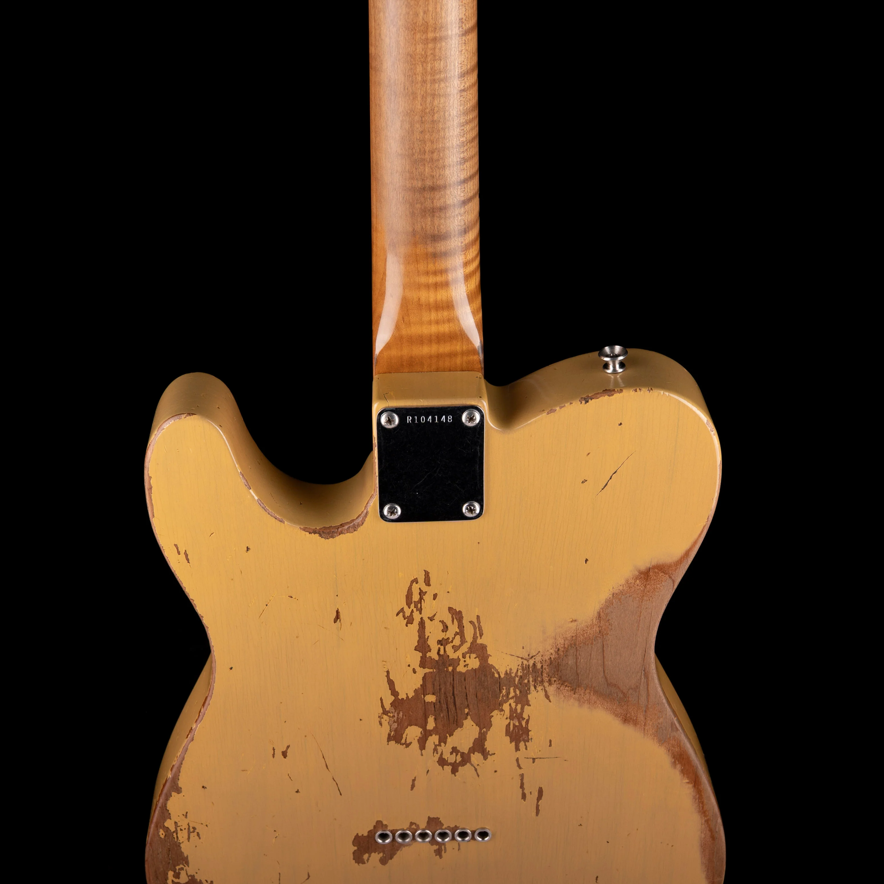 Pre Owned 2020 Fender Custom Shop Heavy Relic 1963 Telecaster Butterscotch Blonde With OHSC - Image 10
