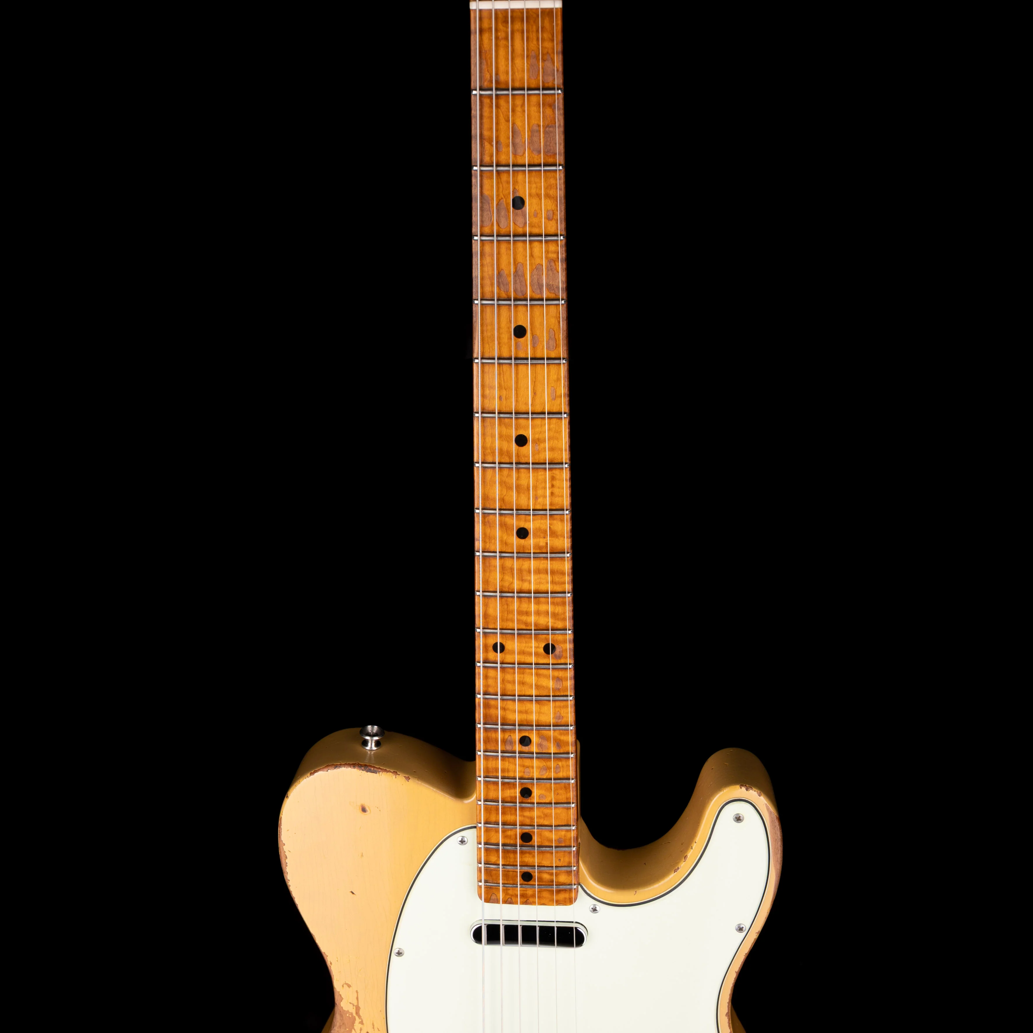 Pre Owned 2020 Fender Custom Shop Heavy Relic 1963 Telecaster Butterscotch Blonde With OHSC - Image 7