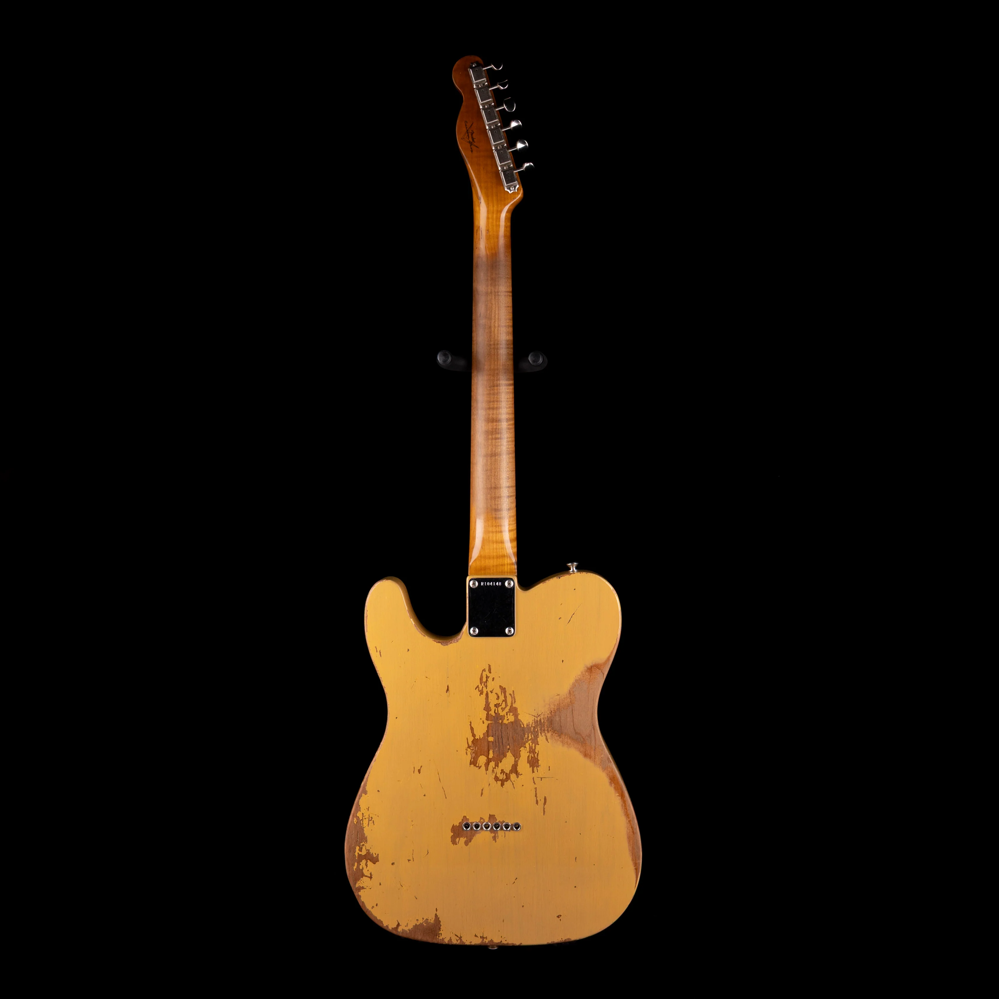 Pre Owned 2020 Fender Custom Shop Heavy Relic 1963 Telecaster Butterscotch Blonde With OHSC - Image 9
