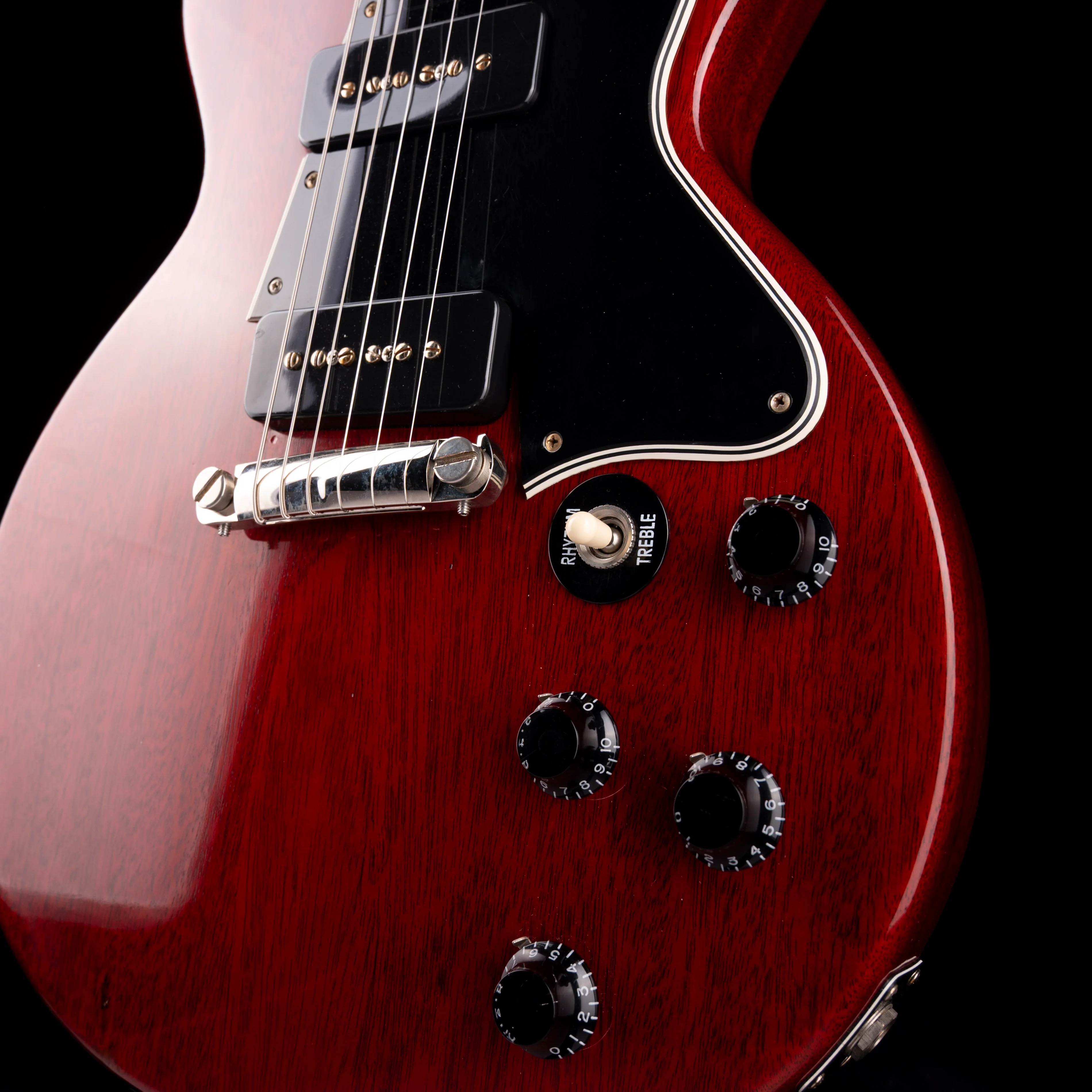 Pre Owned 2020 Gibson Custom Shop 1960 Les Paul Special Double Cut Electric Guitar Cherry With OHSC - Image 5