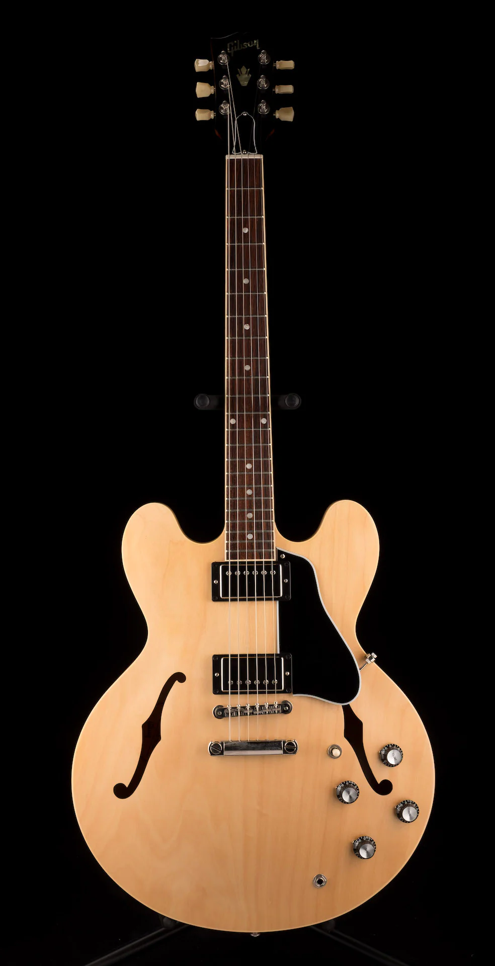 Pre Owned 2020 Gibson ES-335 Natural Satin With OHSC - Image 2