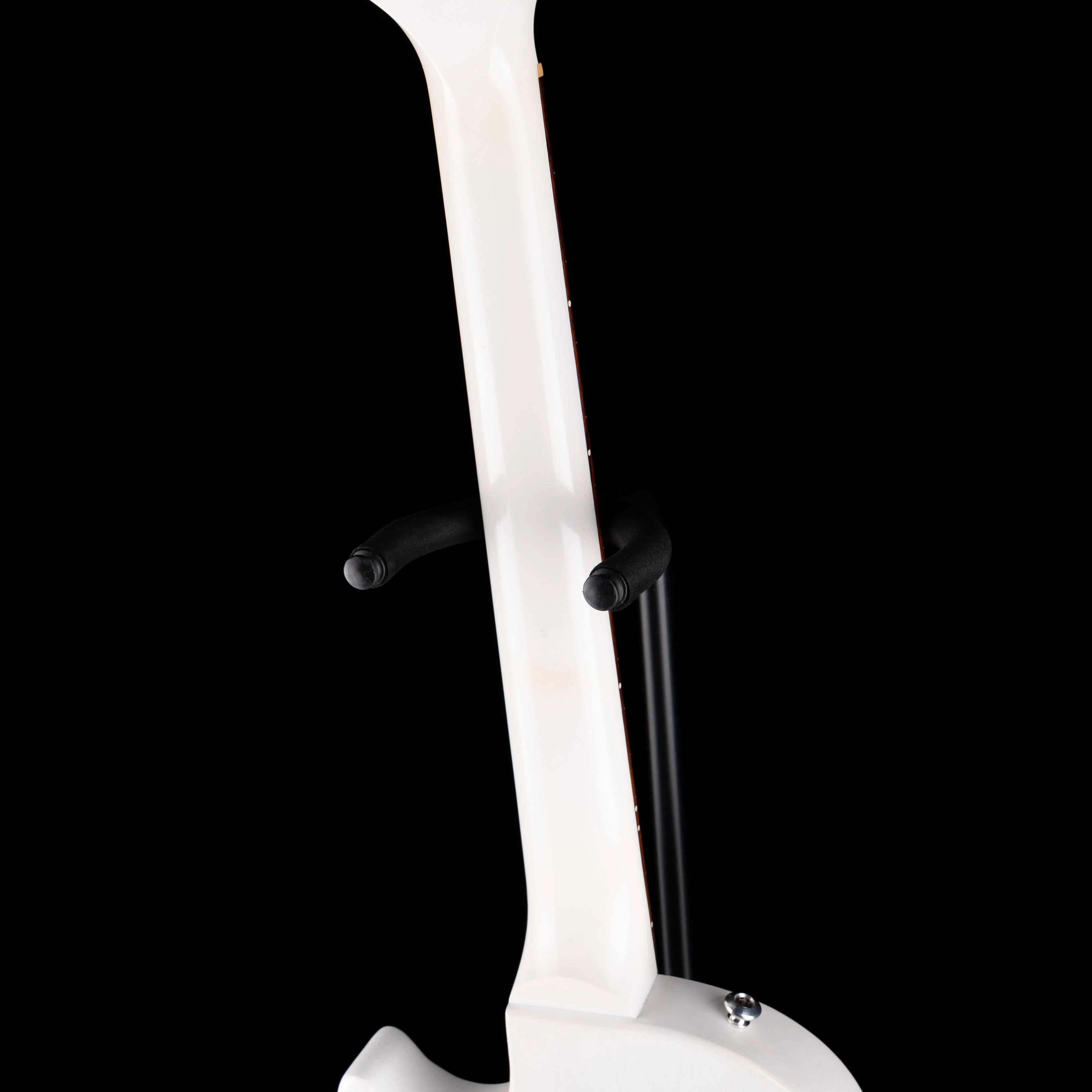 Pre Owned 2020 Gibson Les Paul Special Tribute P-90 Worn White Satin Electric Guitar With Gig Bag - Image 11