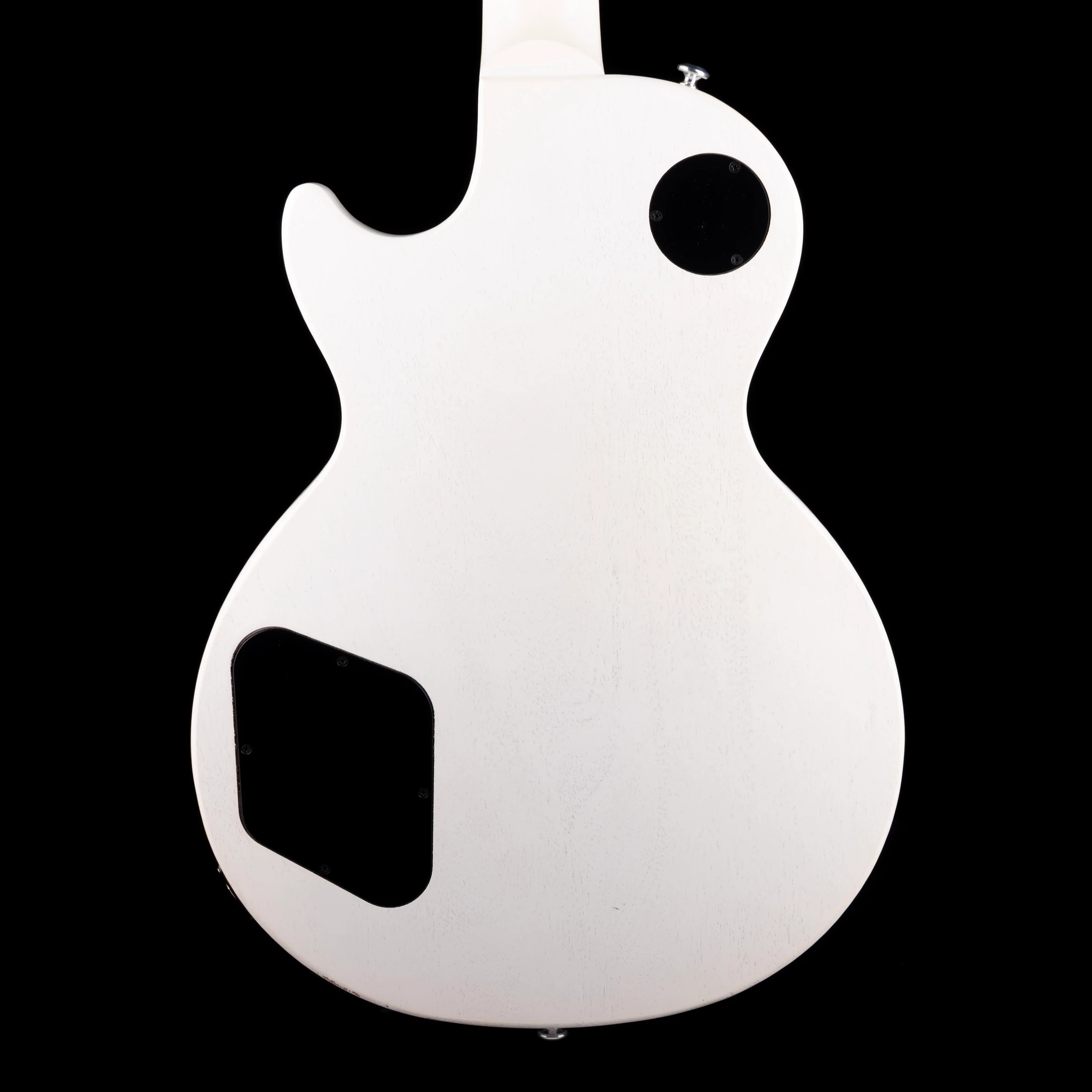 Pre Owned 2020 Gibson Les Paul Special Tribute P-90 Worn White Satin Electric Guitar With Gig Bag - Image 8