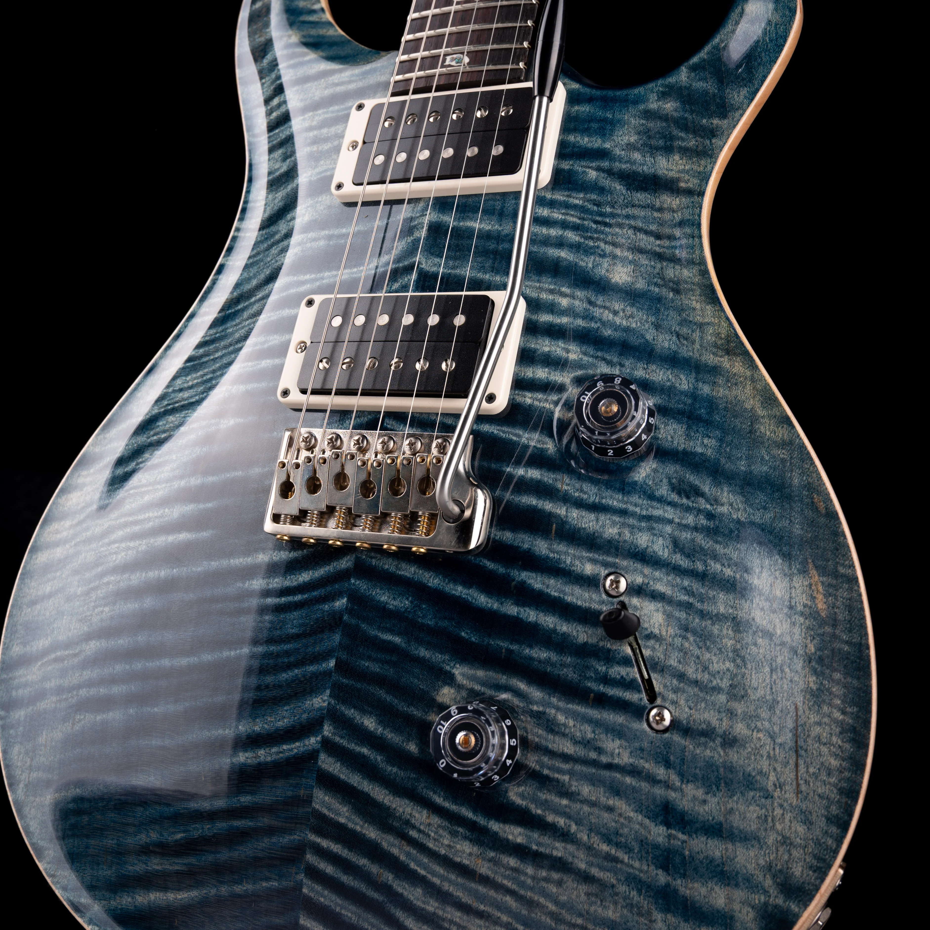 Pre Owned 2020 PRS Custom 24 Faded Blue Whale With OHSC - Image 5