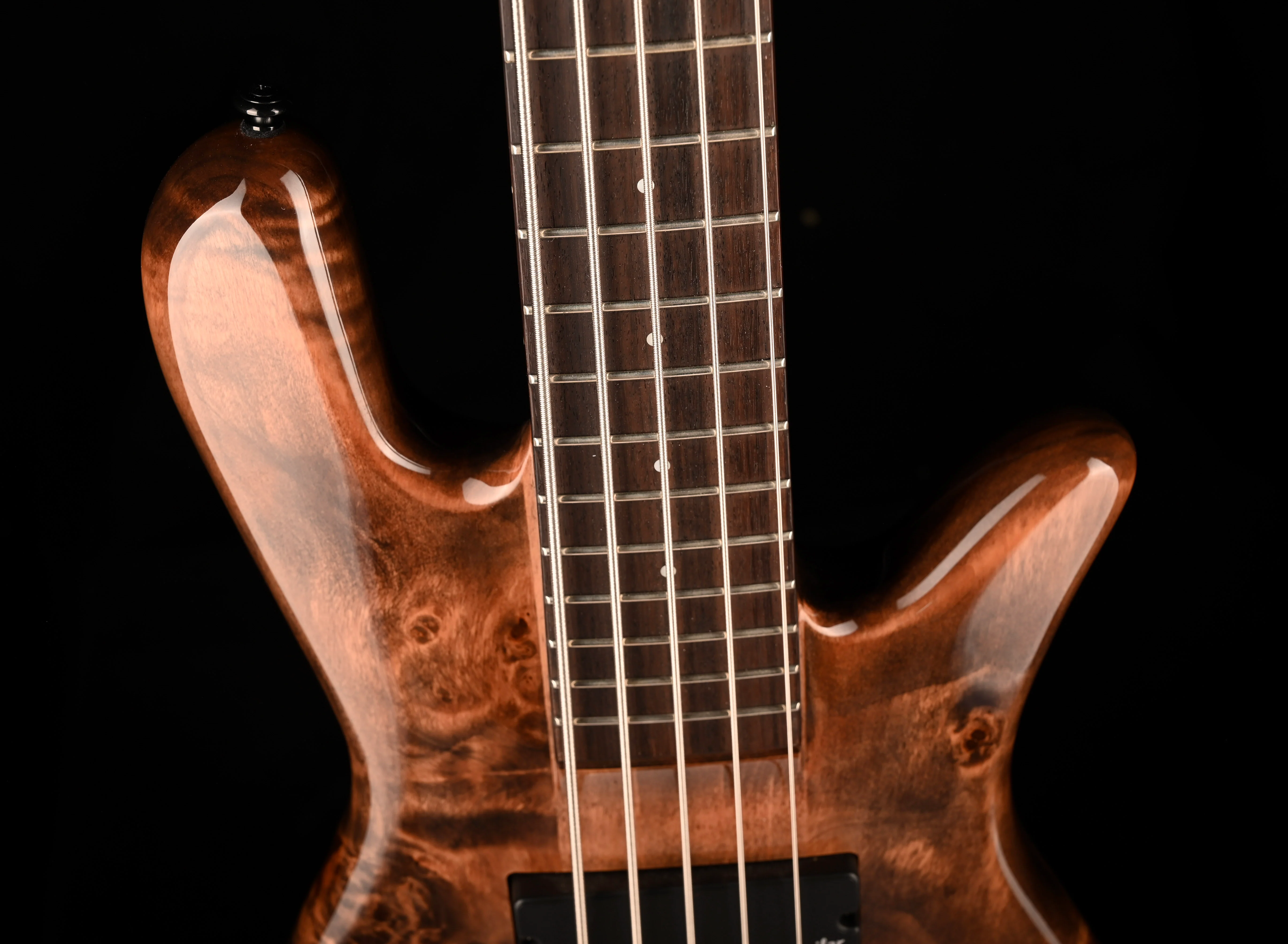 Pre Owned 2020 Spector NS Ethos 5 Faded Black Bass With OHSC - Image 3