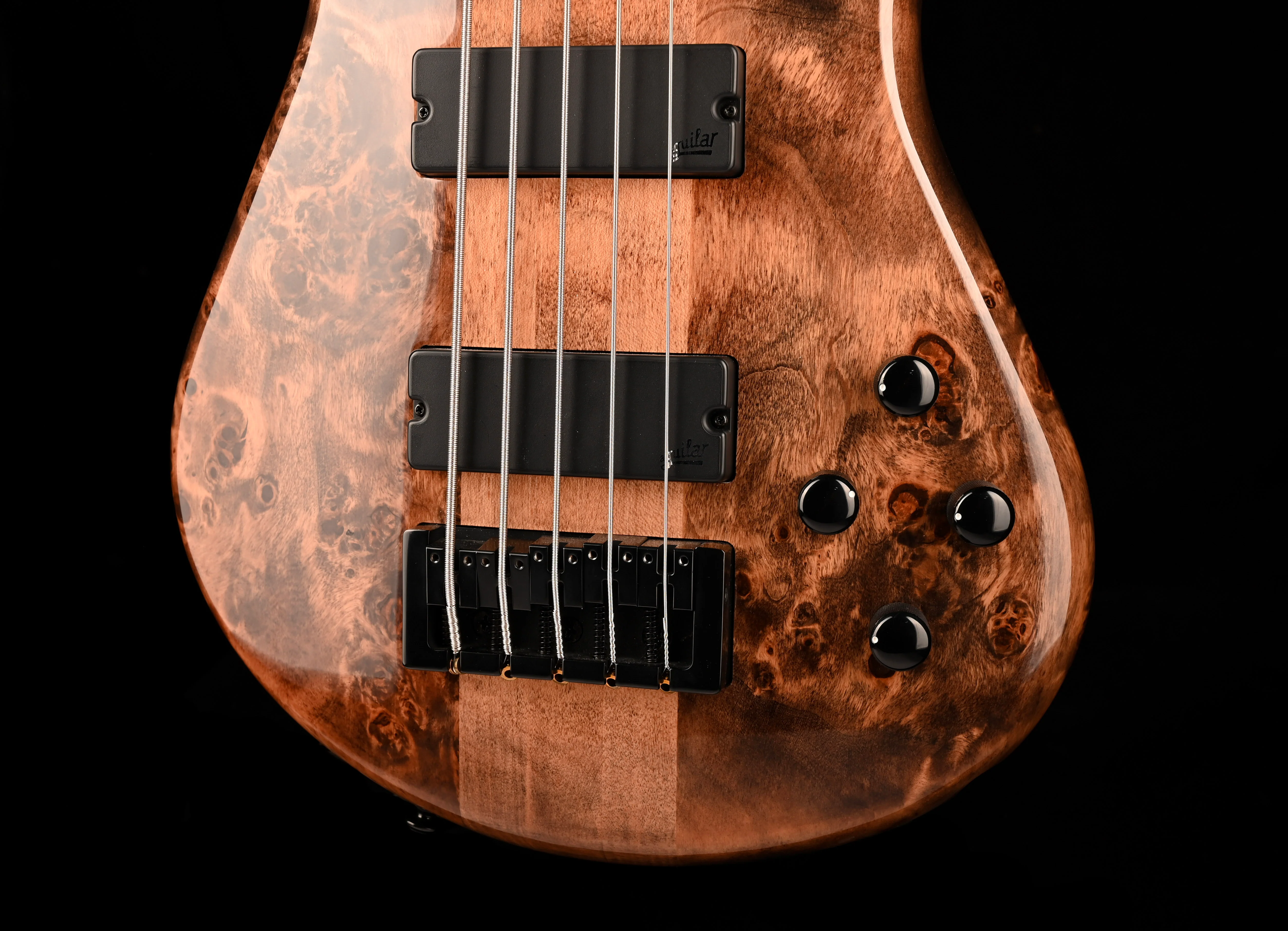 Pre Owned 2020 Spector NS Ethos 5 Faded Black Bass With OHSC - Image 5