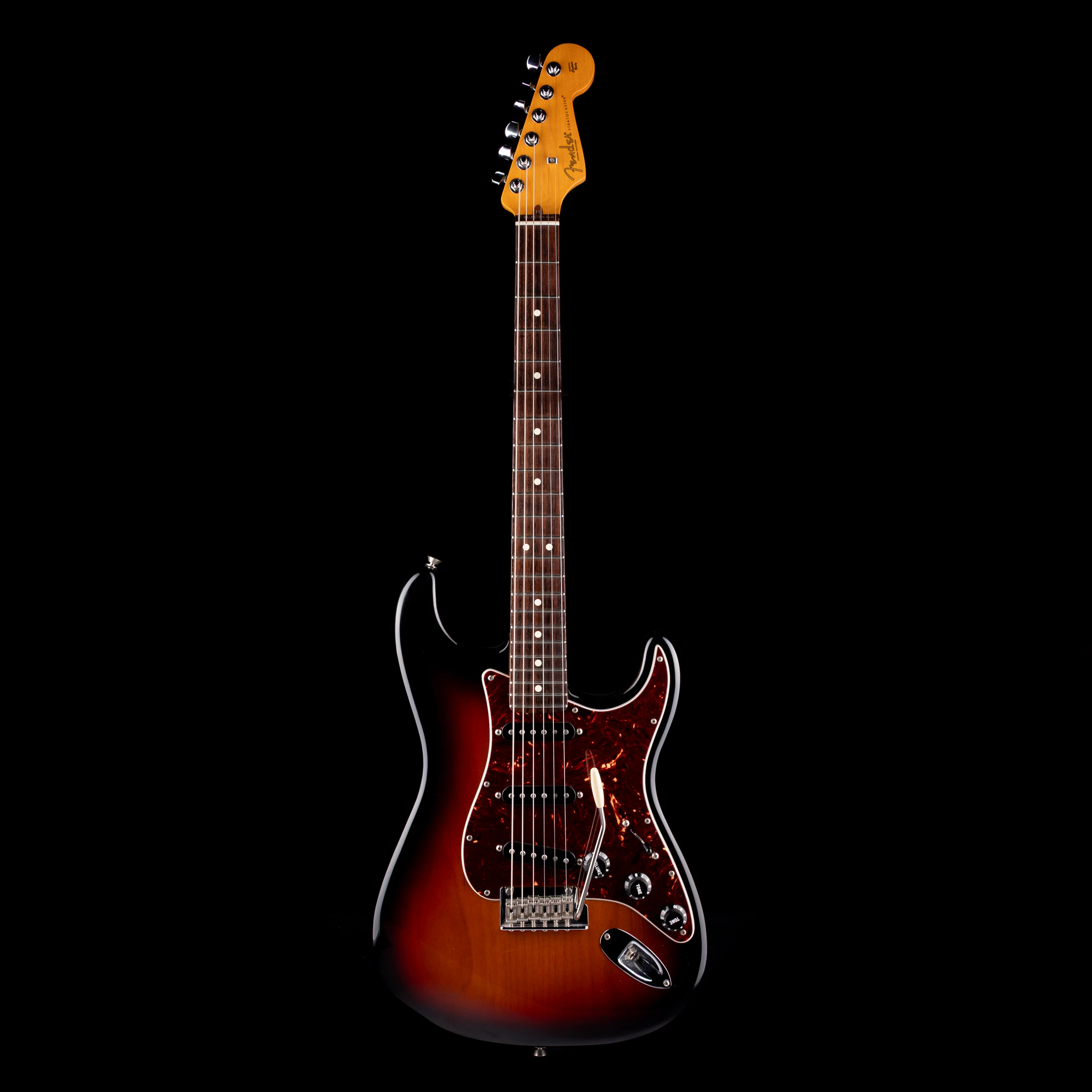 Pre Owned 2021 Fender American Professional II 3-Tone Sunburst With OHSC - Image 2
