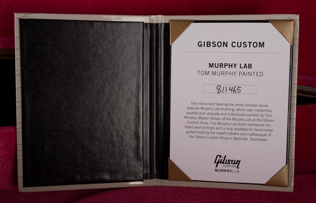 Pre-Owned 2021 Gibson Custom Shop Murphy Lab '58 Les Paul Standard WW Spec Murphy Painted Tom's Tea Burst with OHSC - Image 20