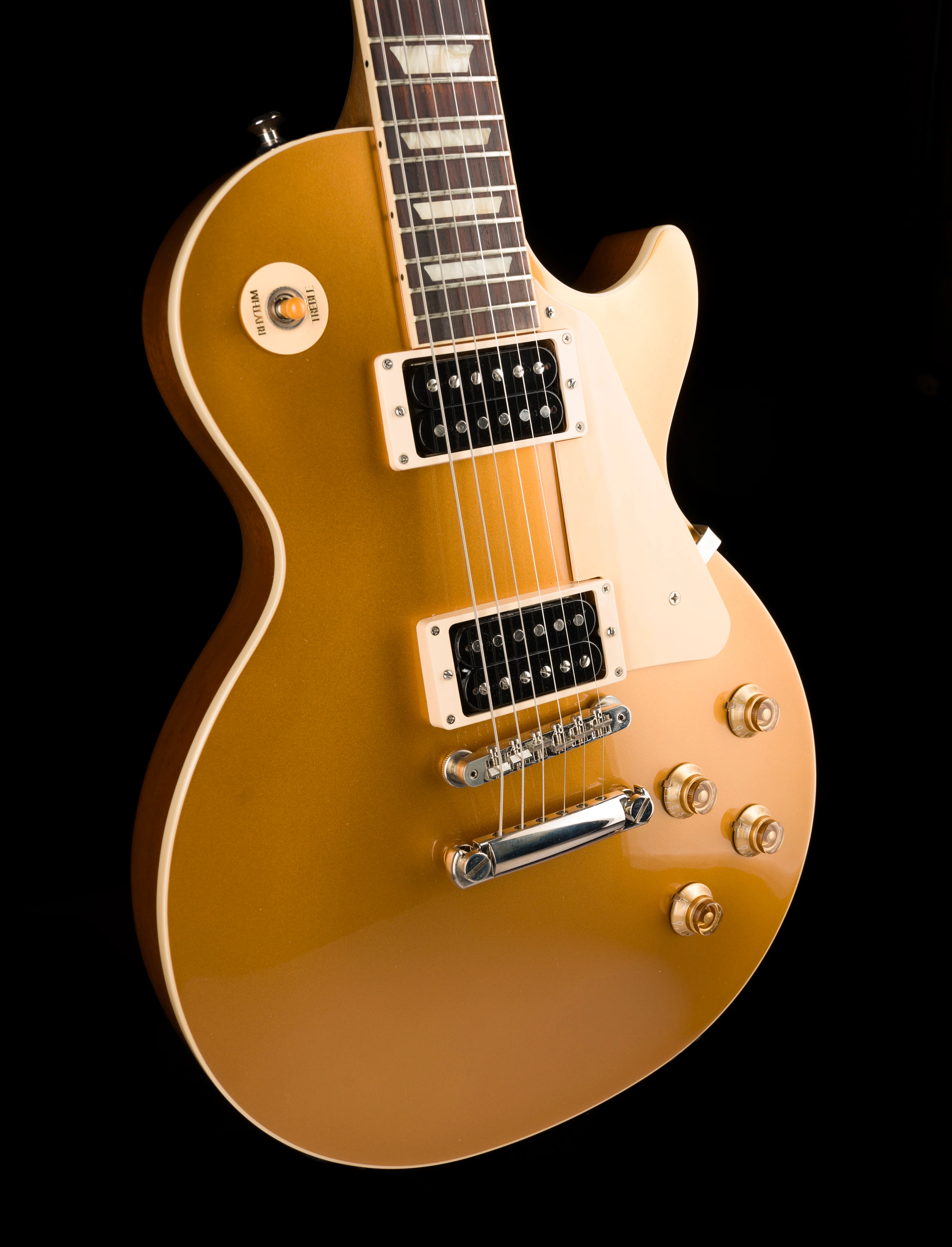 Pre Owned 2021 Gibson Les Paul Standard Gold Top With OHSC - Image 10