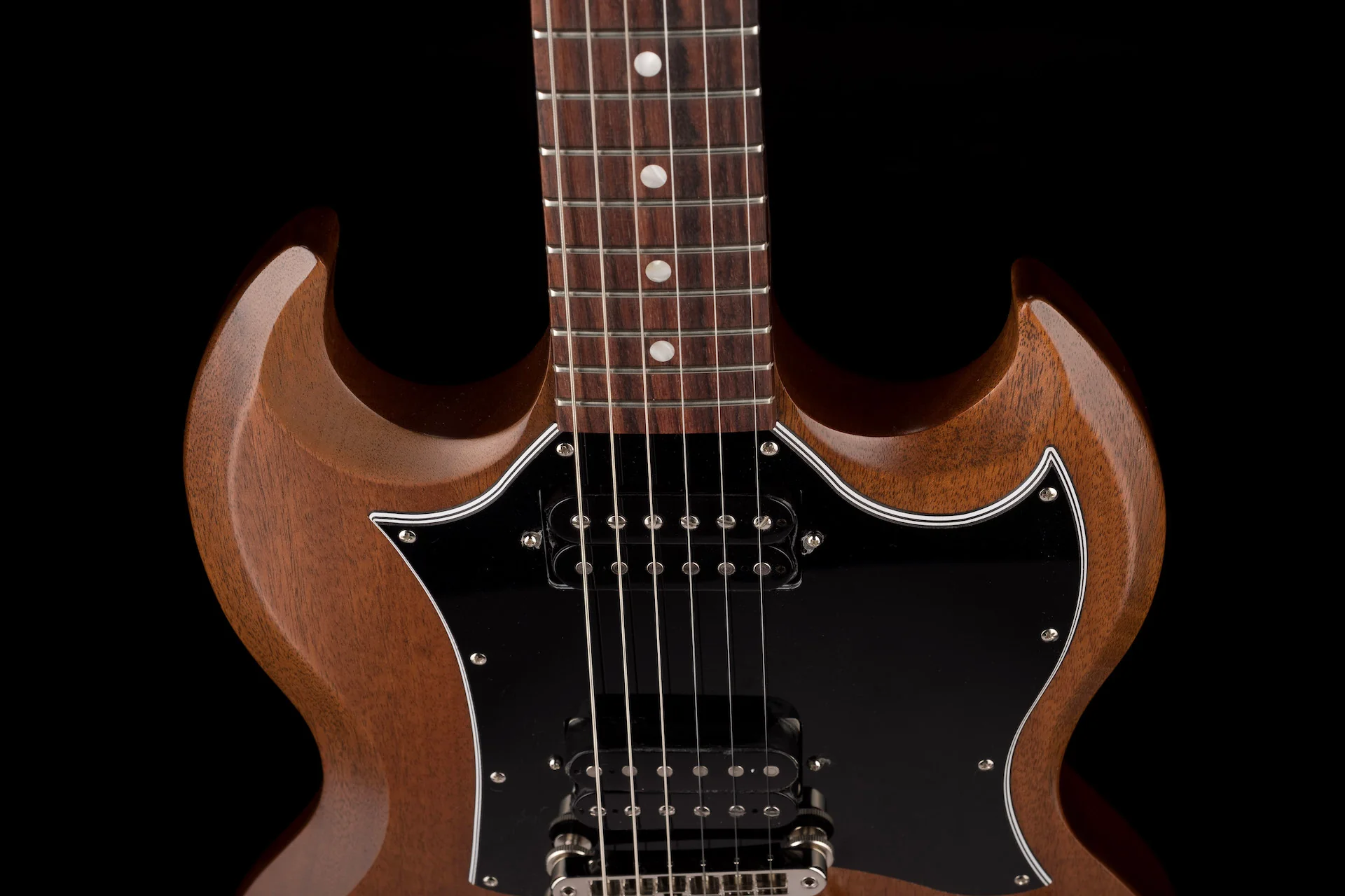 Pre Owned 2021 Gibson SG Tribute Natural Walnut With Gig Bag - Image 3
