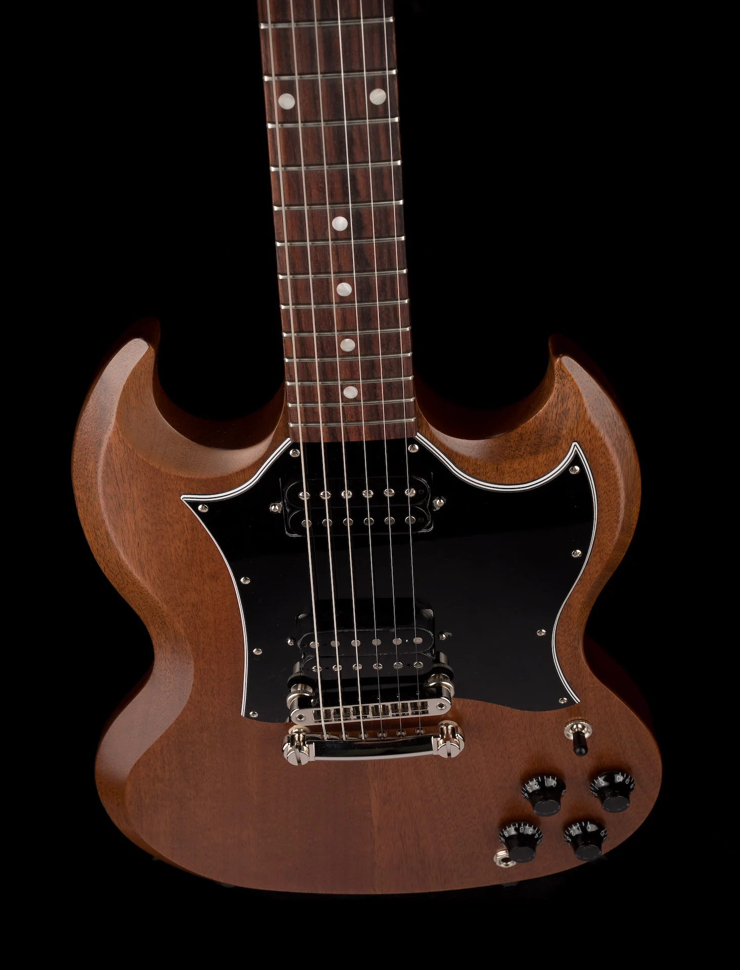 Pre Owned 2021 Gibson SG Tribute Natural Walnut With Gig Bag - Image 4