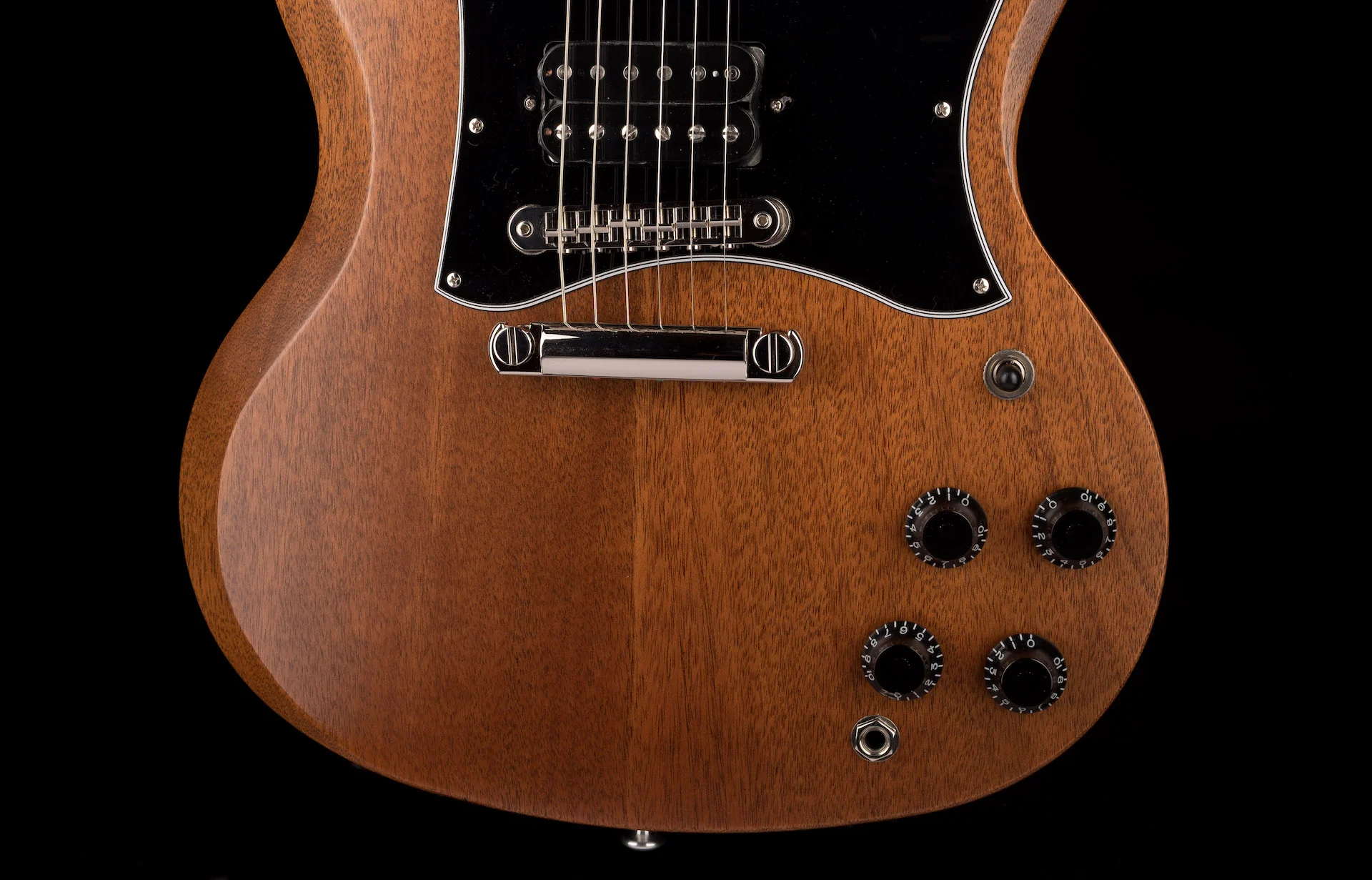 Pre Owned 2021 Gibson SG Tribute Natural Walnut With Gig Bag - Image 5