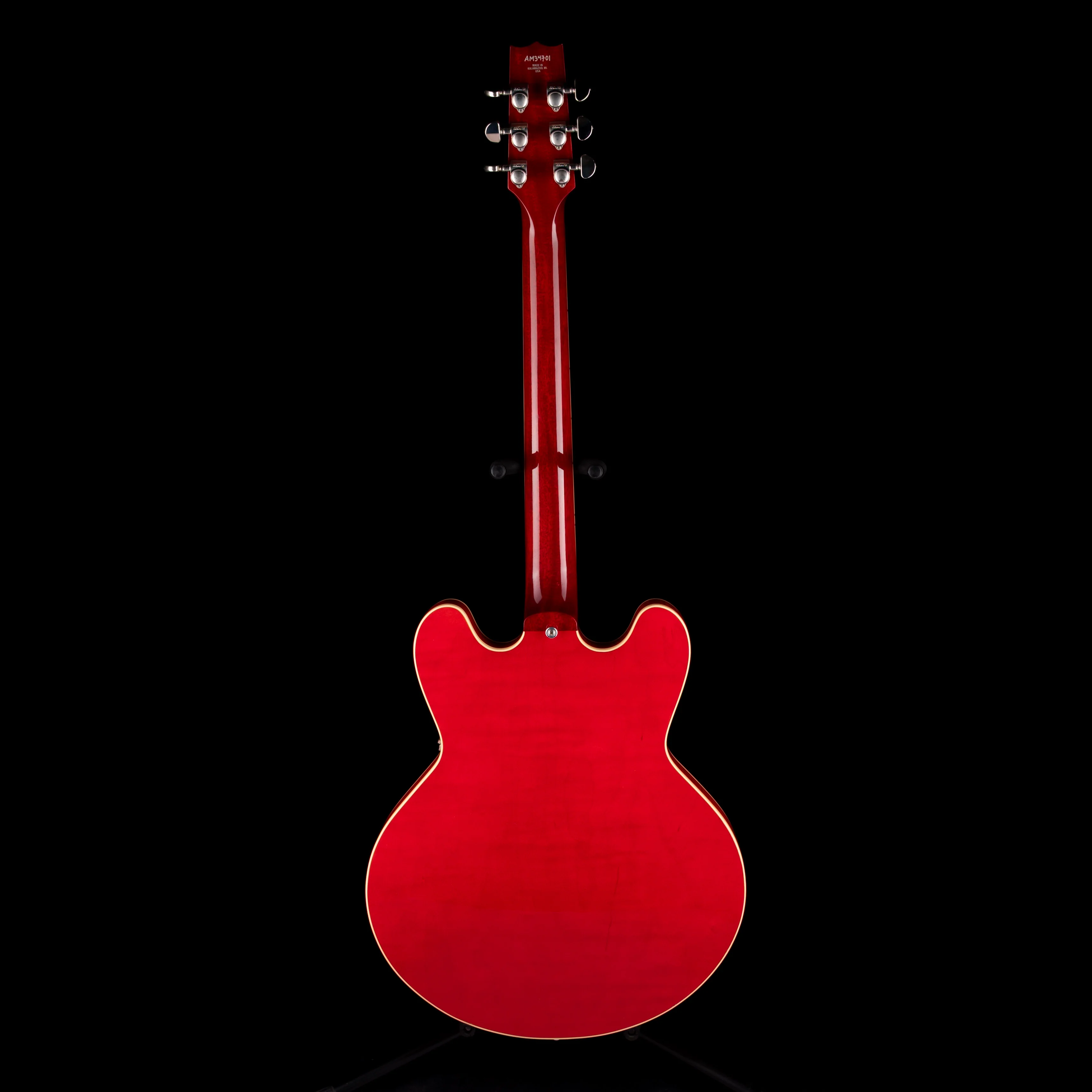 Pre Owned 2021 Heritage Standard H-535 Semi-Hollow Trans Cherry Electric Guitar With OHSC - Image 10
