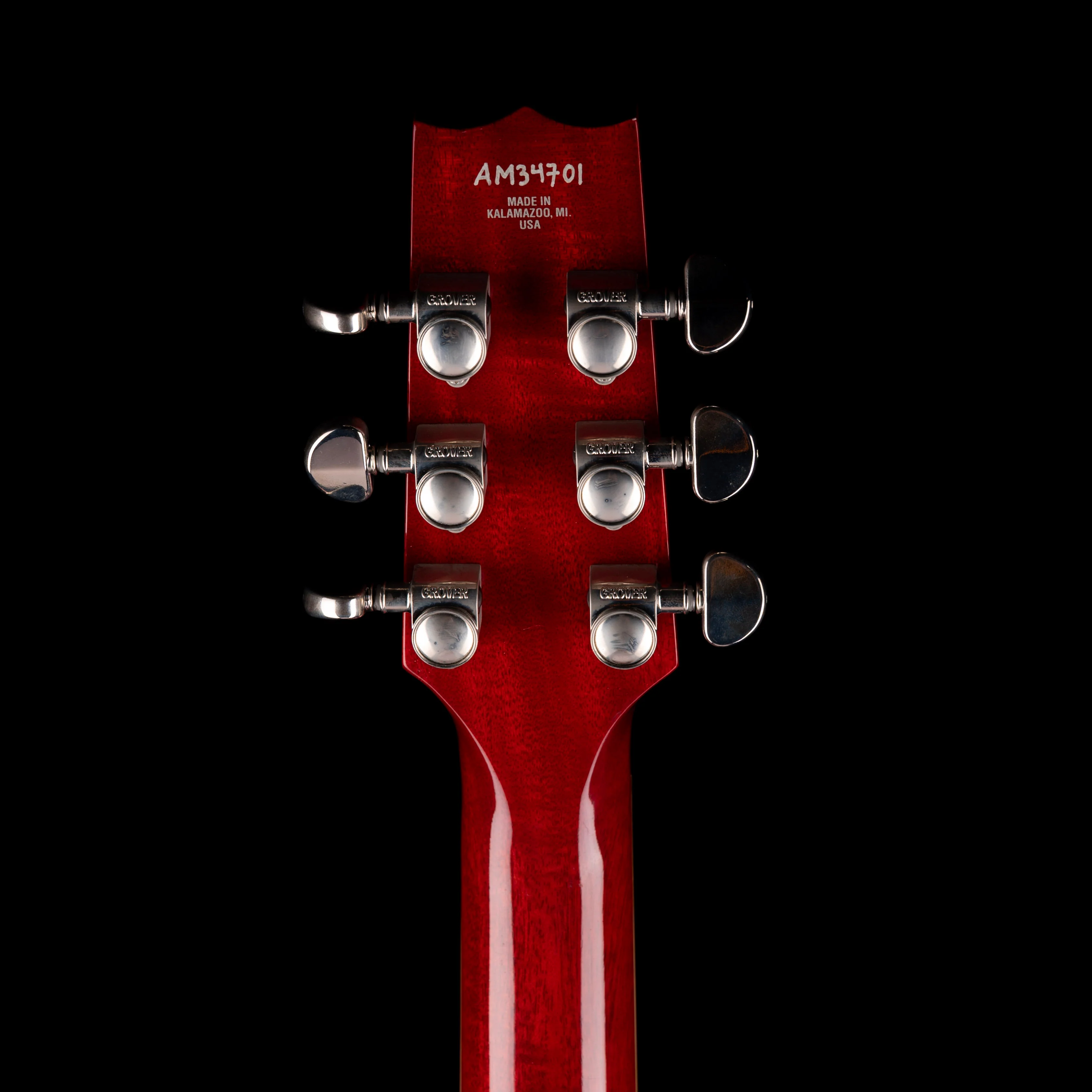 Pre Owned 2021 Heritage Standard H-535 Semi-Hollow Trans Cherry Electric Guitar With OHSC - Image 14