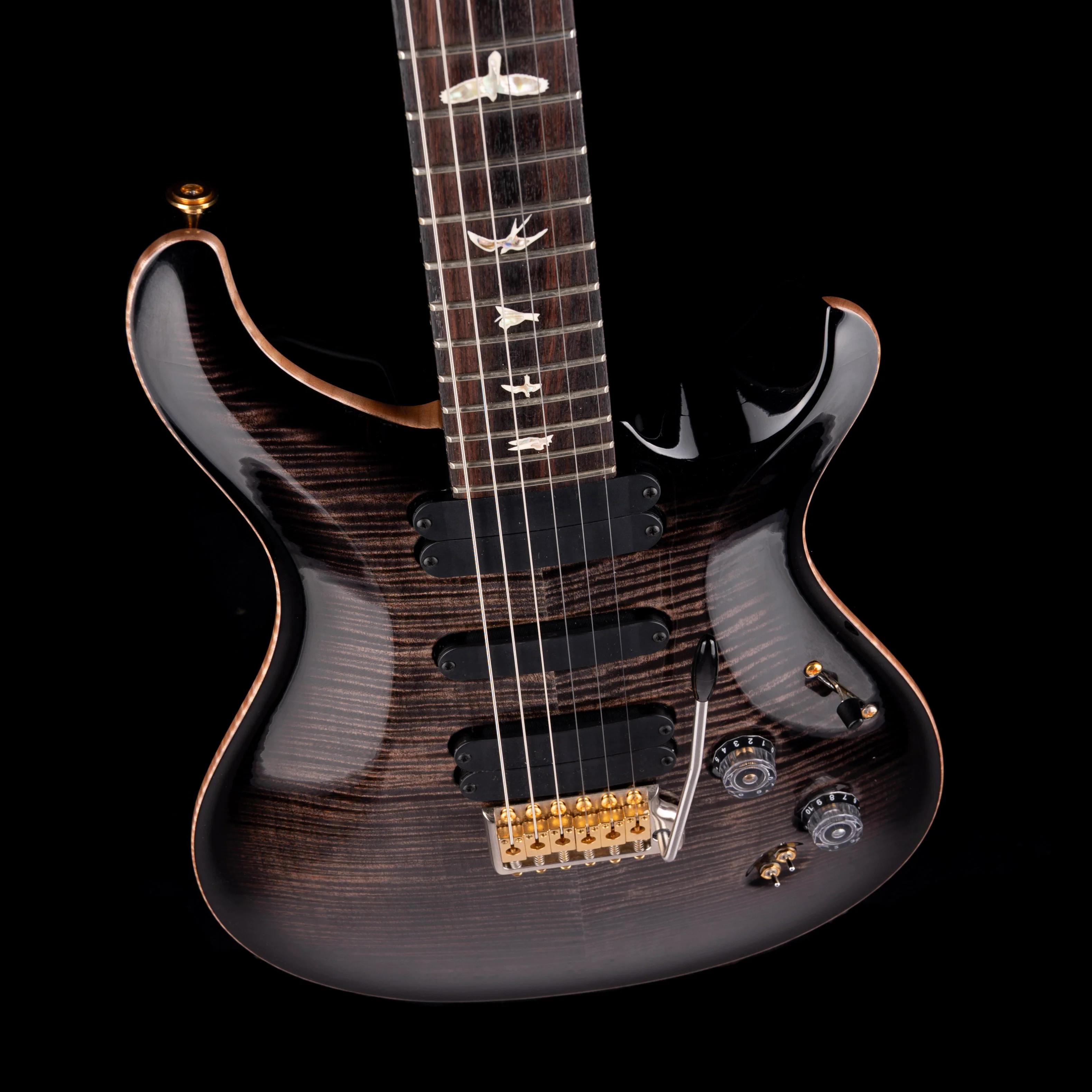 Pre Owned 2021 PRS Core 509 10-Top Charcoal Burst With OHSC - Image 3