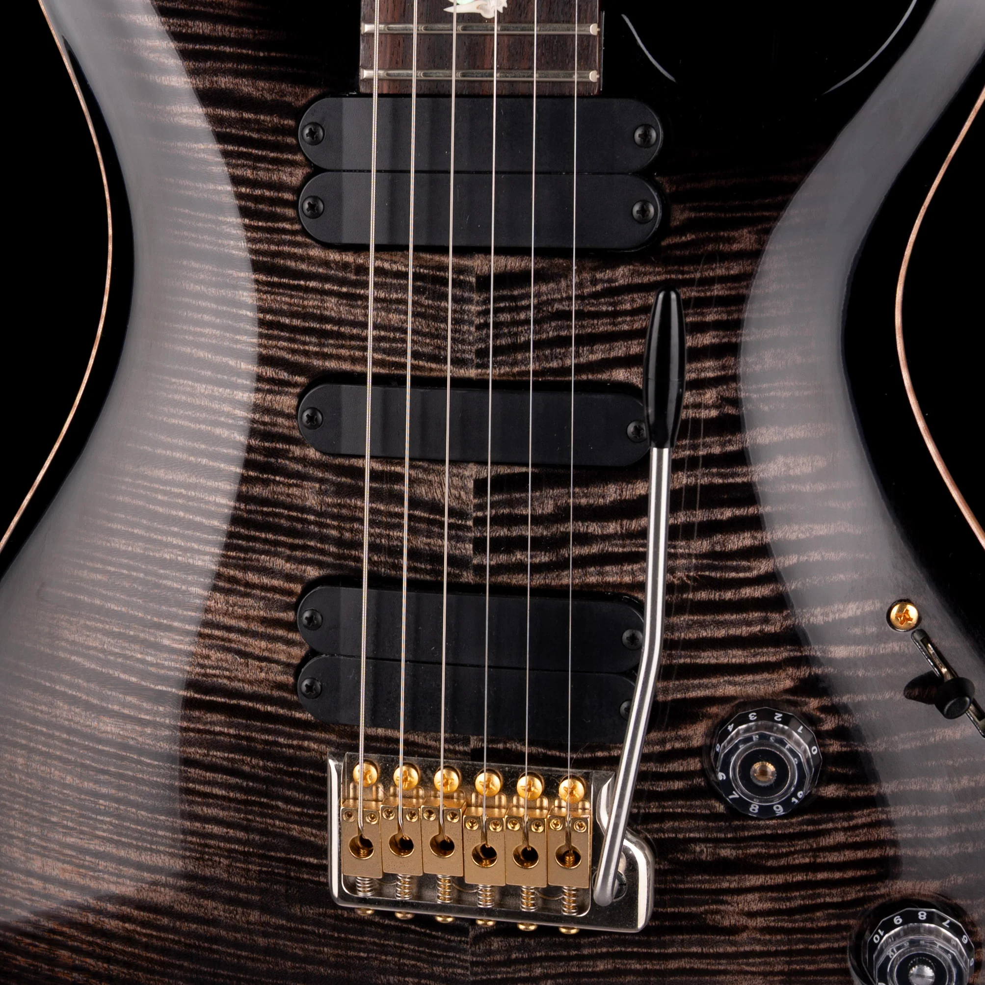 Pre Owned 2021 PRS Core 509 10-Top Charcoal Burst With OHSC - Image 4