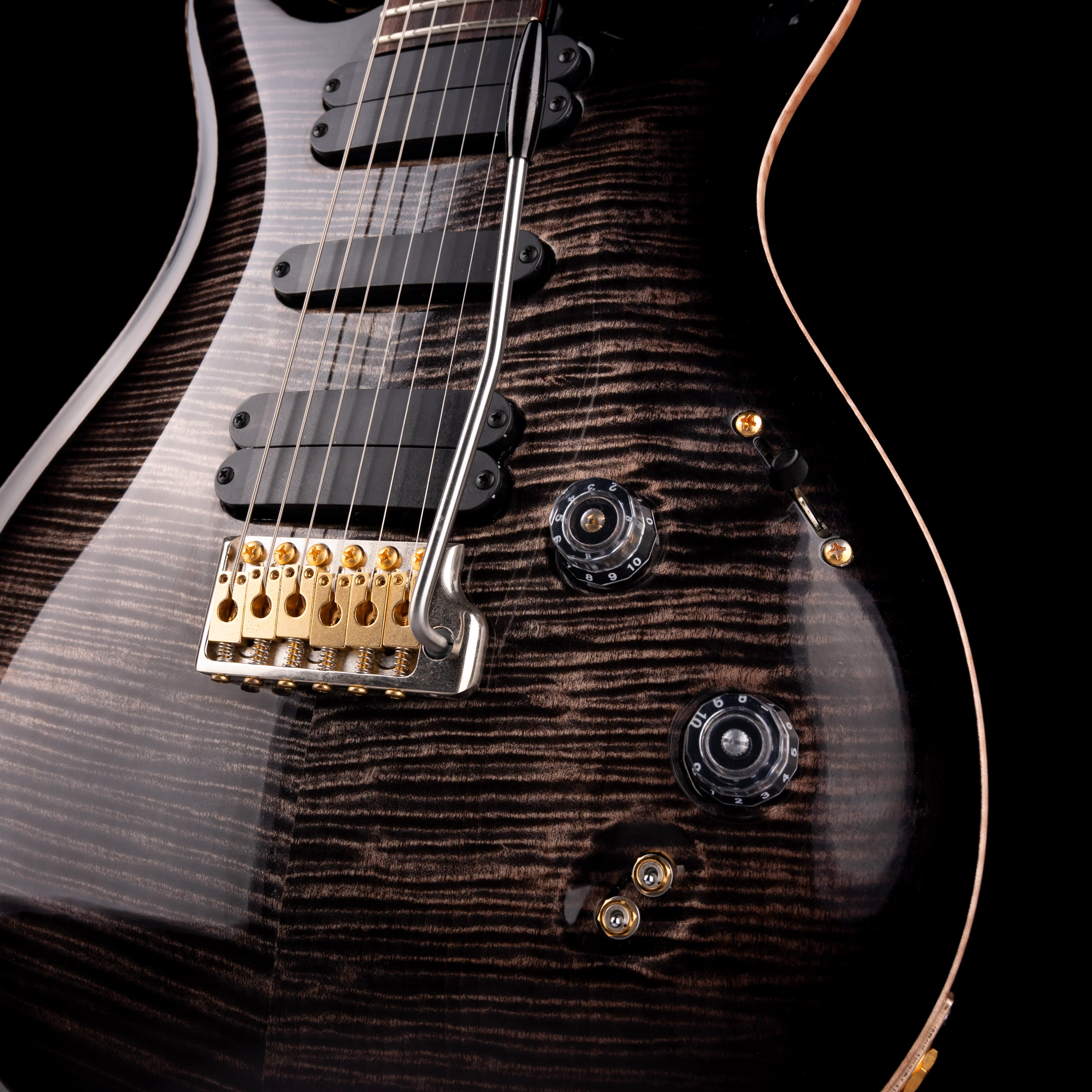 Pre Owned 2021 PRS Core 509 10-Top Charcoal Burst With OHSC - Image 5
