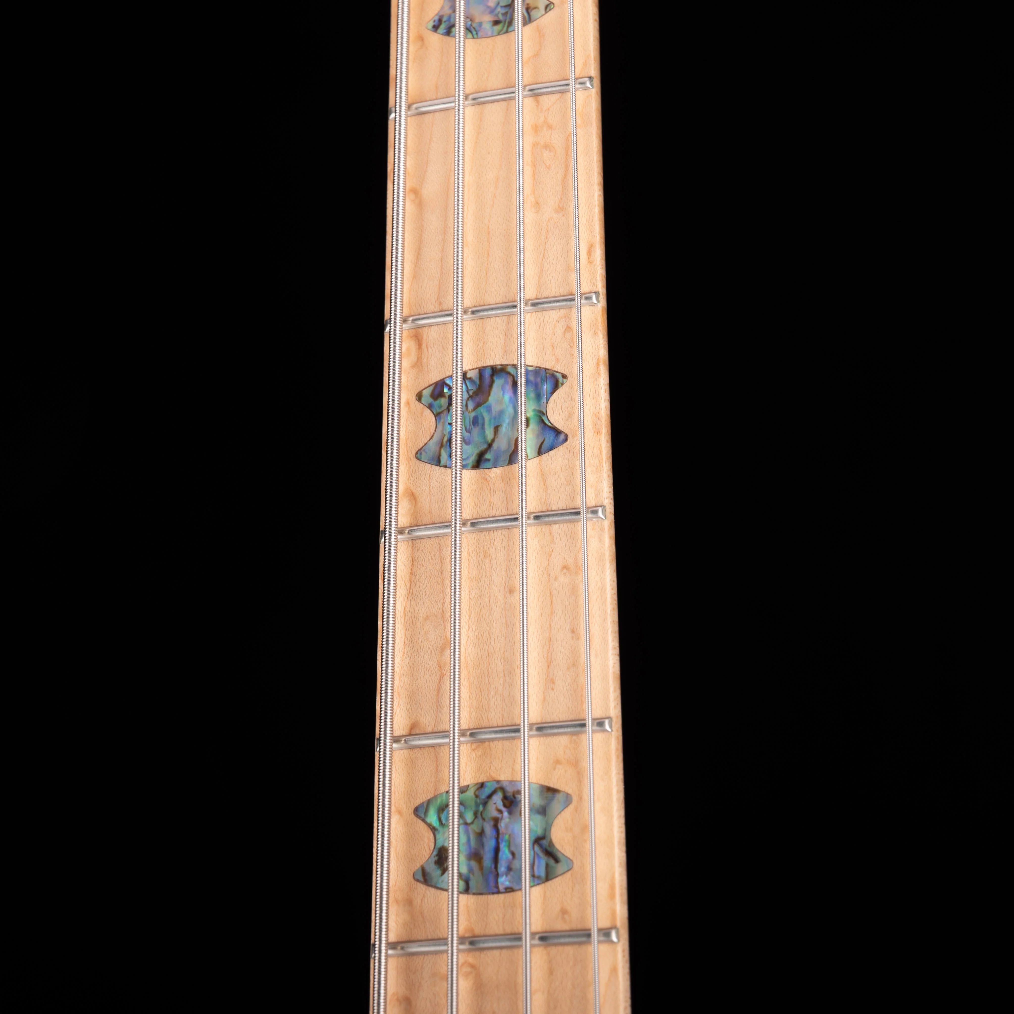 Pre Owned 2021 Spector USA NS-2 Spalted Maple Top Super Faded Black With OHSC - Image 6