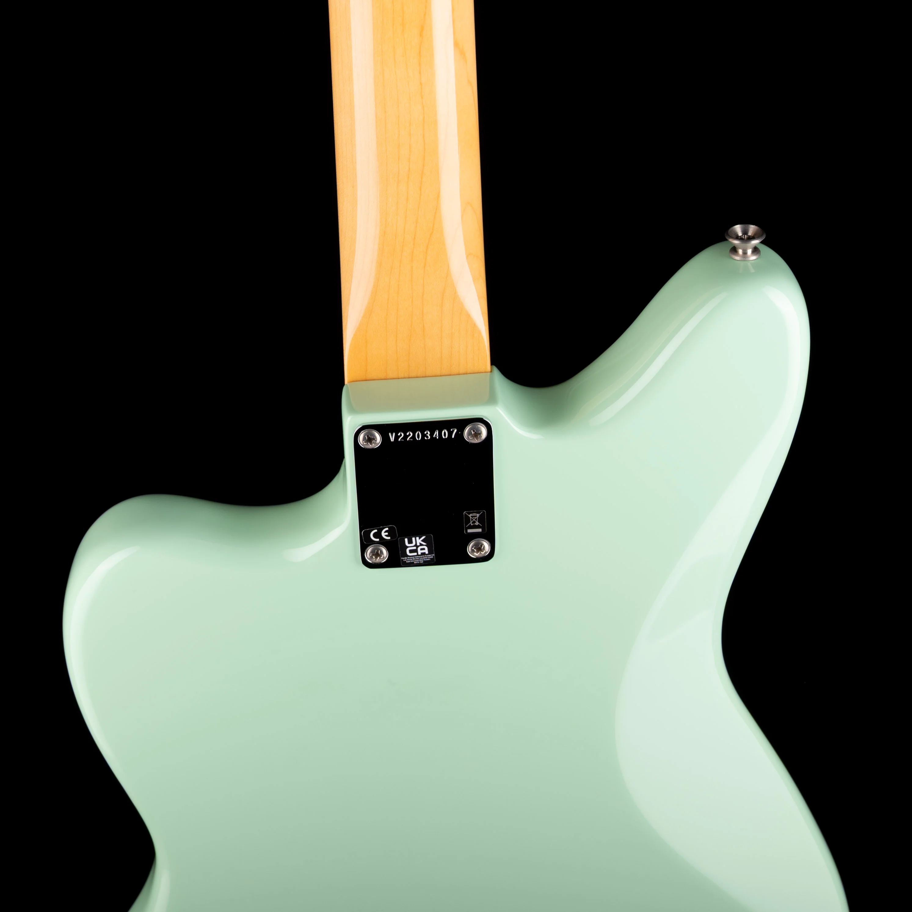 Pre Owned 2022 Fender American Original '60s Jaguar Surf Green With OHSC - Image 10