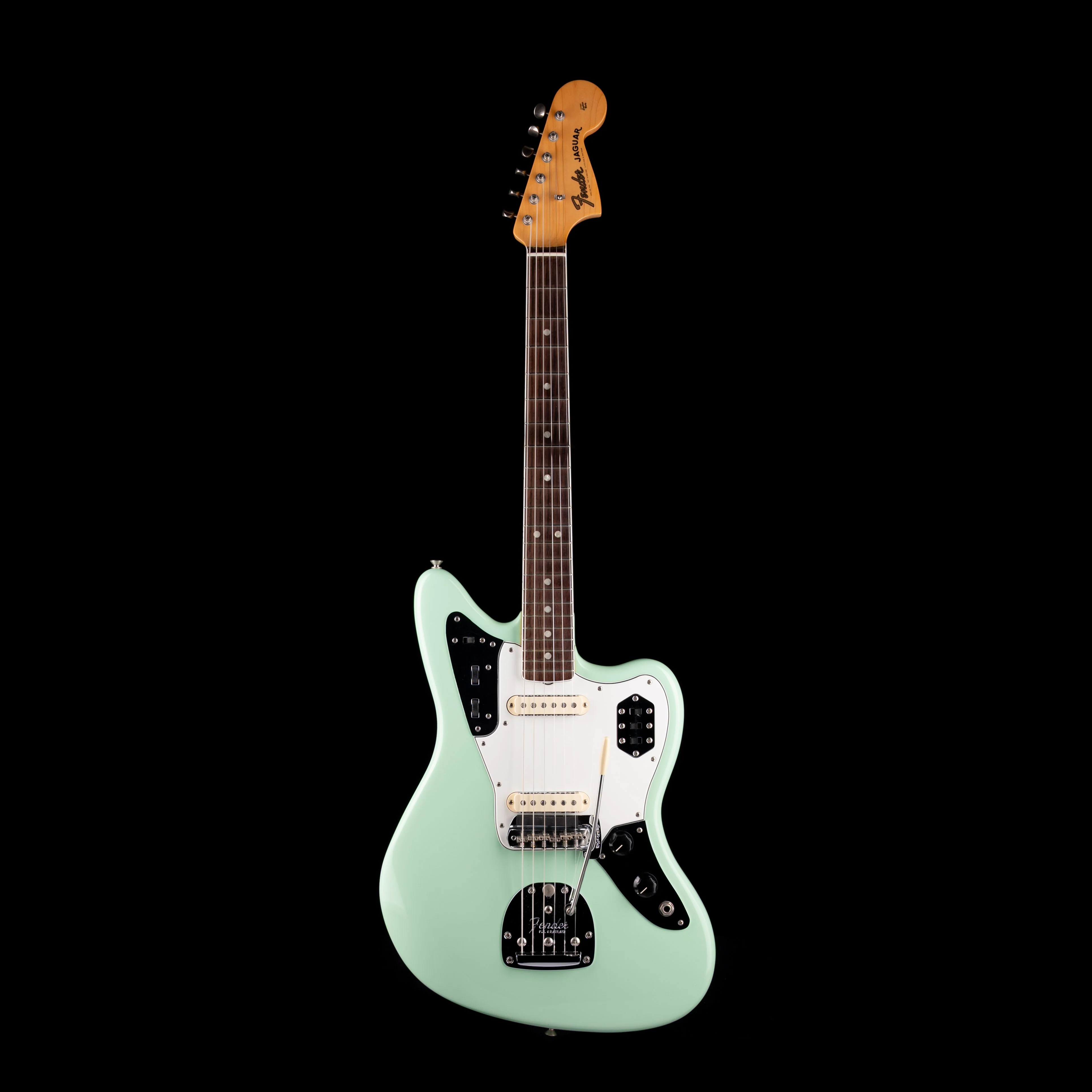 Pre Owned 2022 Fender American Original '60s Jaguar Surf Green With OHSC - Image 2