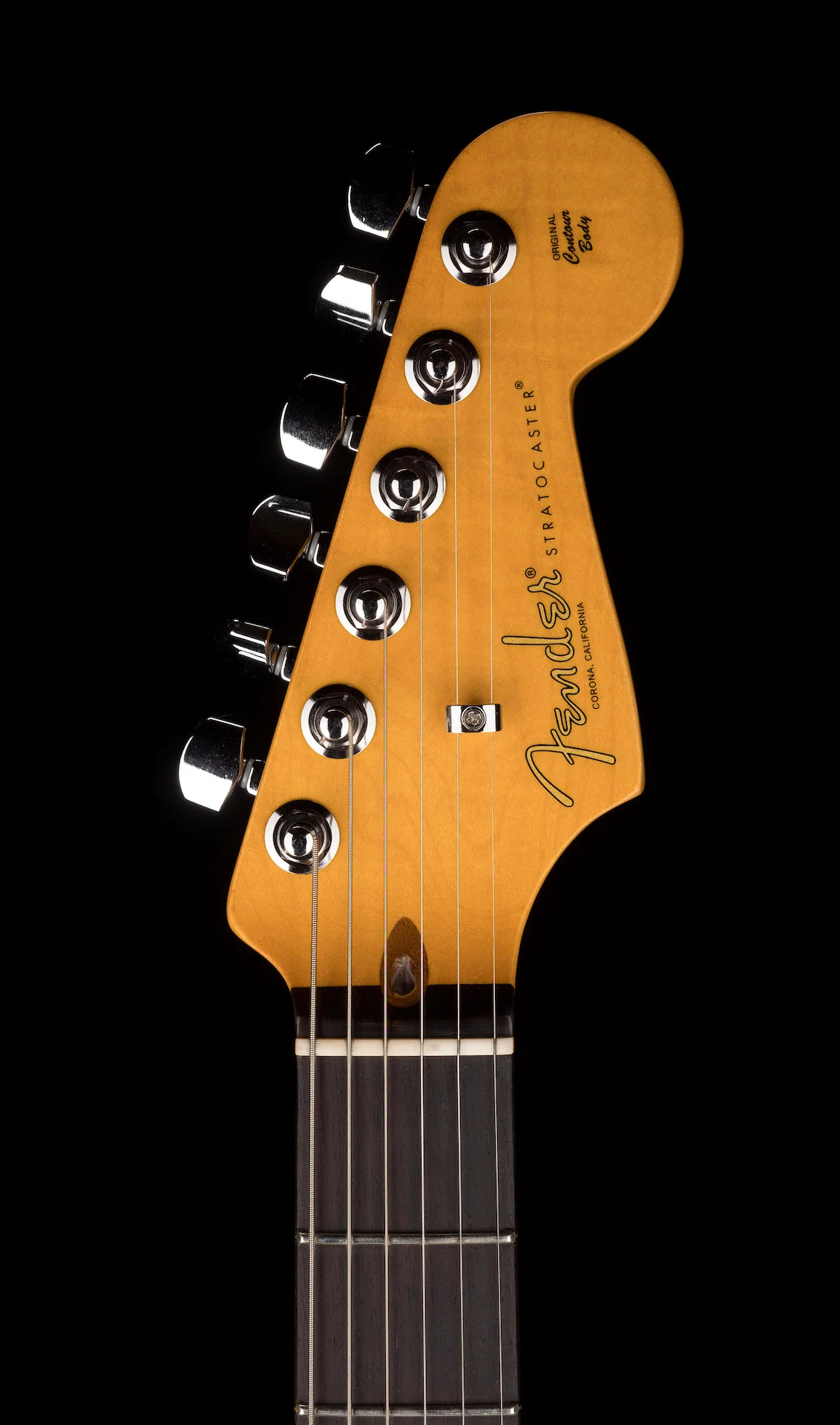 Pre Owned 2022 Fender American Professional II Stratocaster Dark Night With OHSC - Image 16