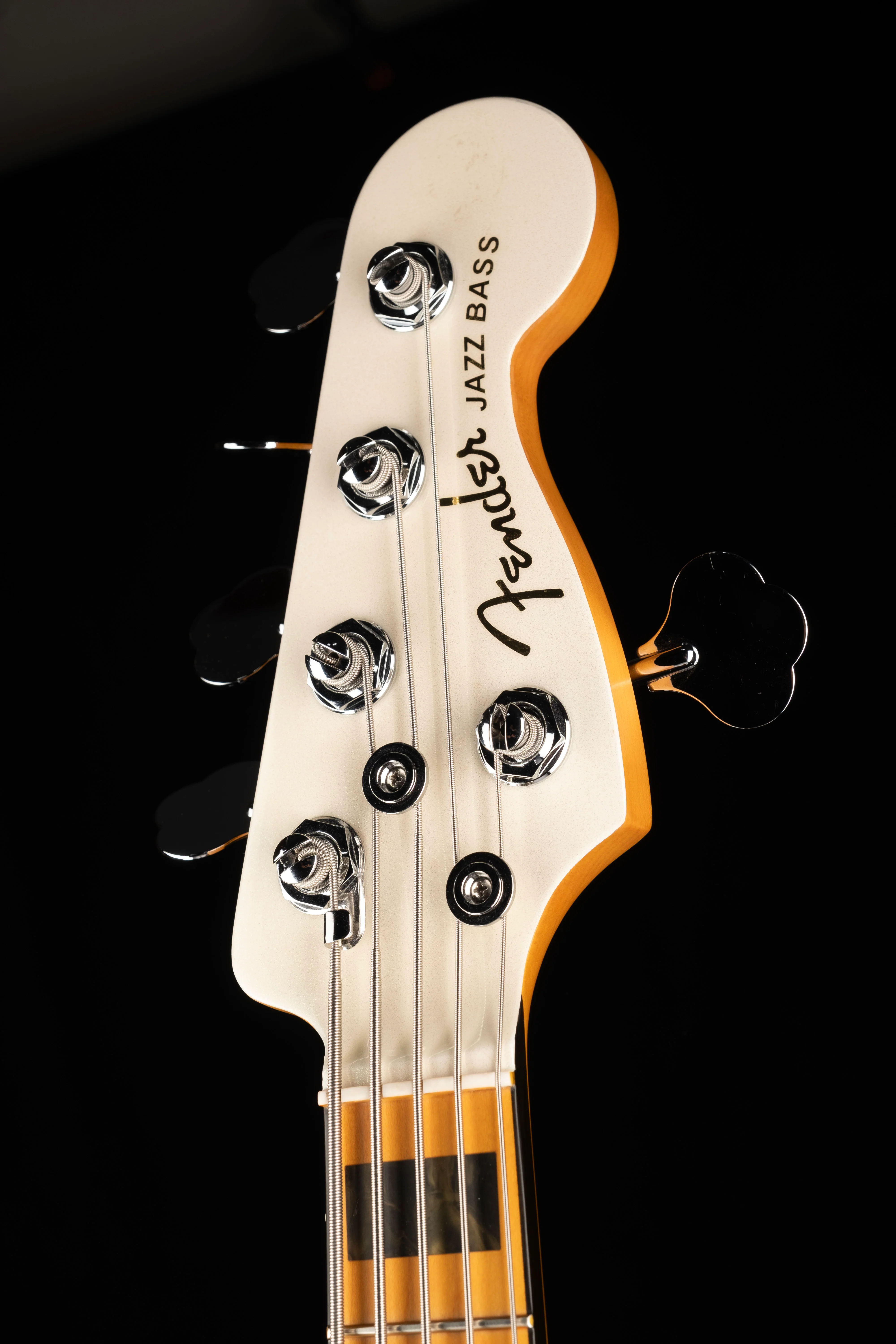 Pre Owned 2022 Fender American Ultra Jazz Bass V Arctic Pearl With OHSC - Image 10