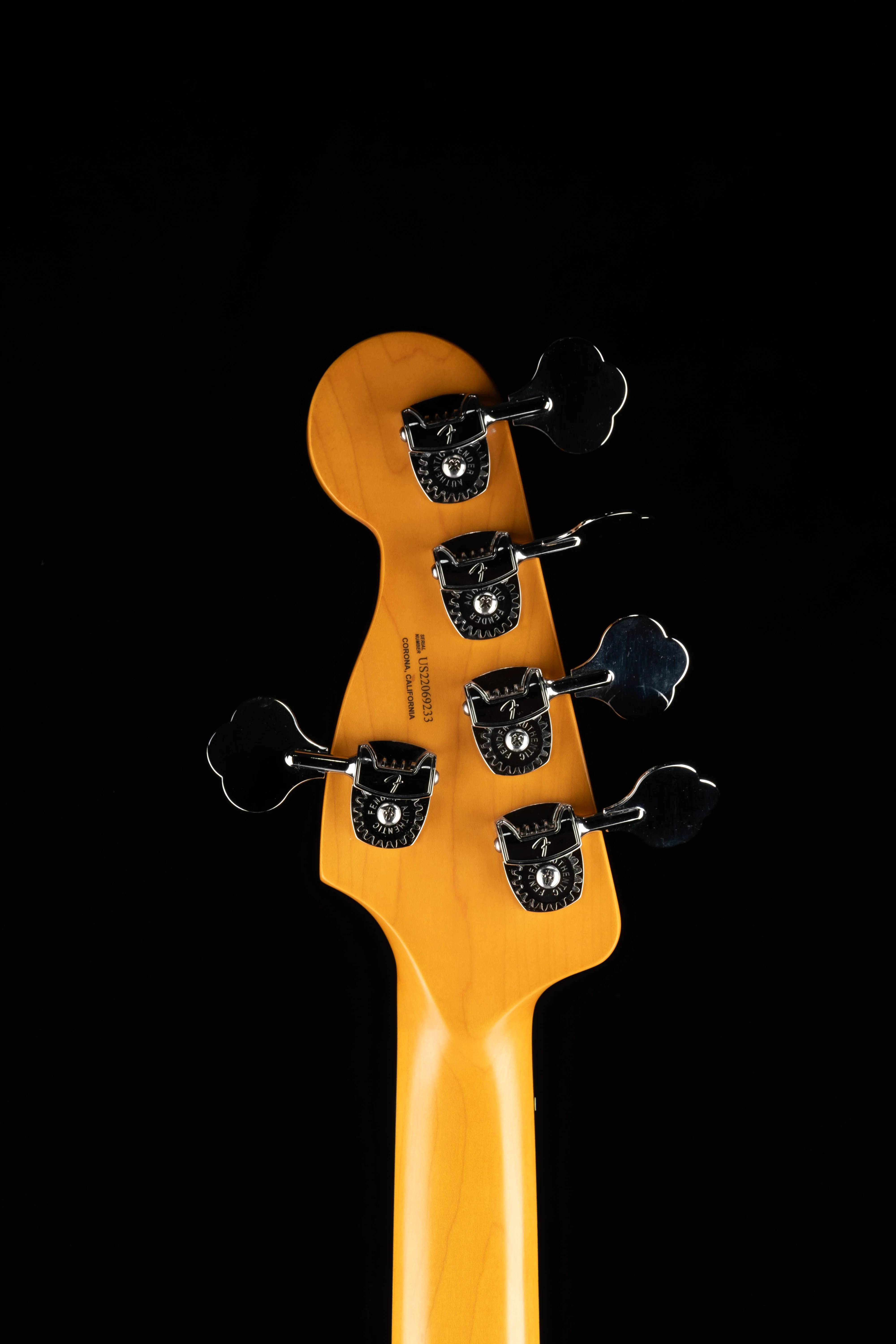 Pre Owned 2022 Fender American Ultra Jazz Bass V Arctic Pearl With OHSC - Image 11