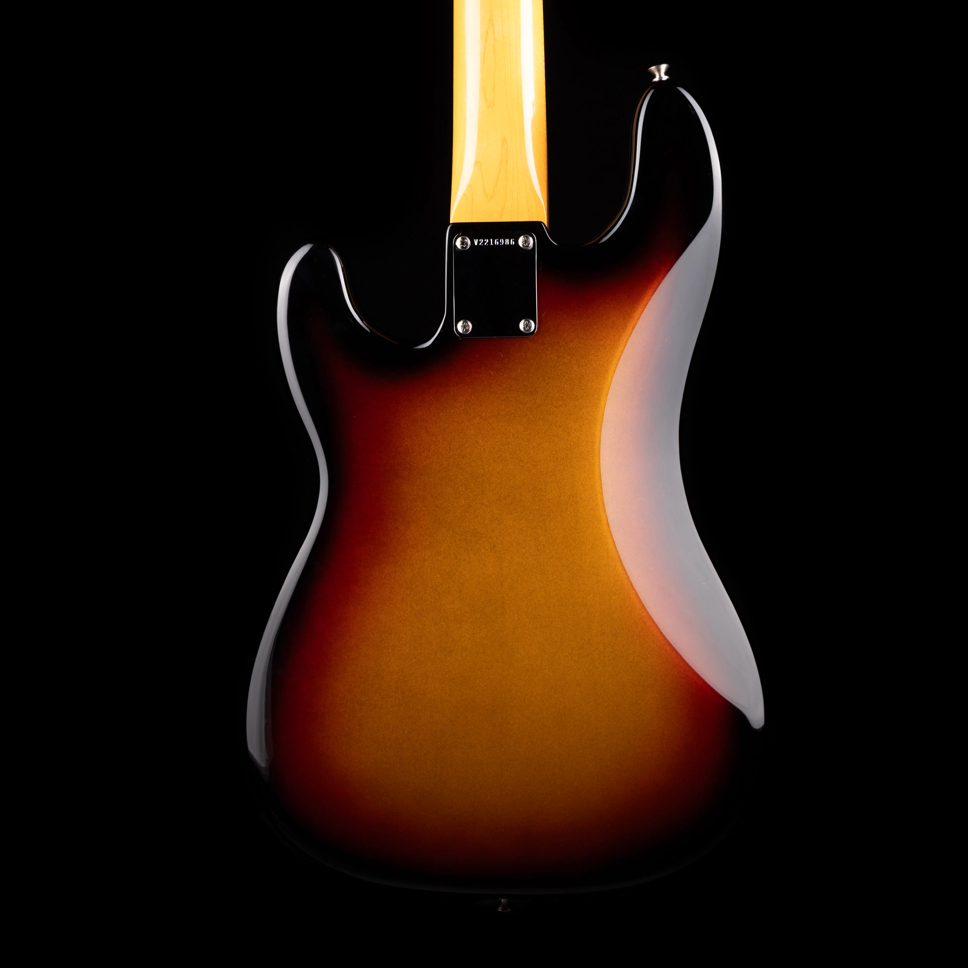 Pre Owned 2022 Fender American Vintage II 1960 Precision Bass 3-Tone Sunburst With Custom Shop Pickups With OHSC - Image 5
