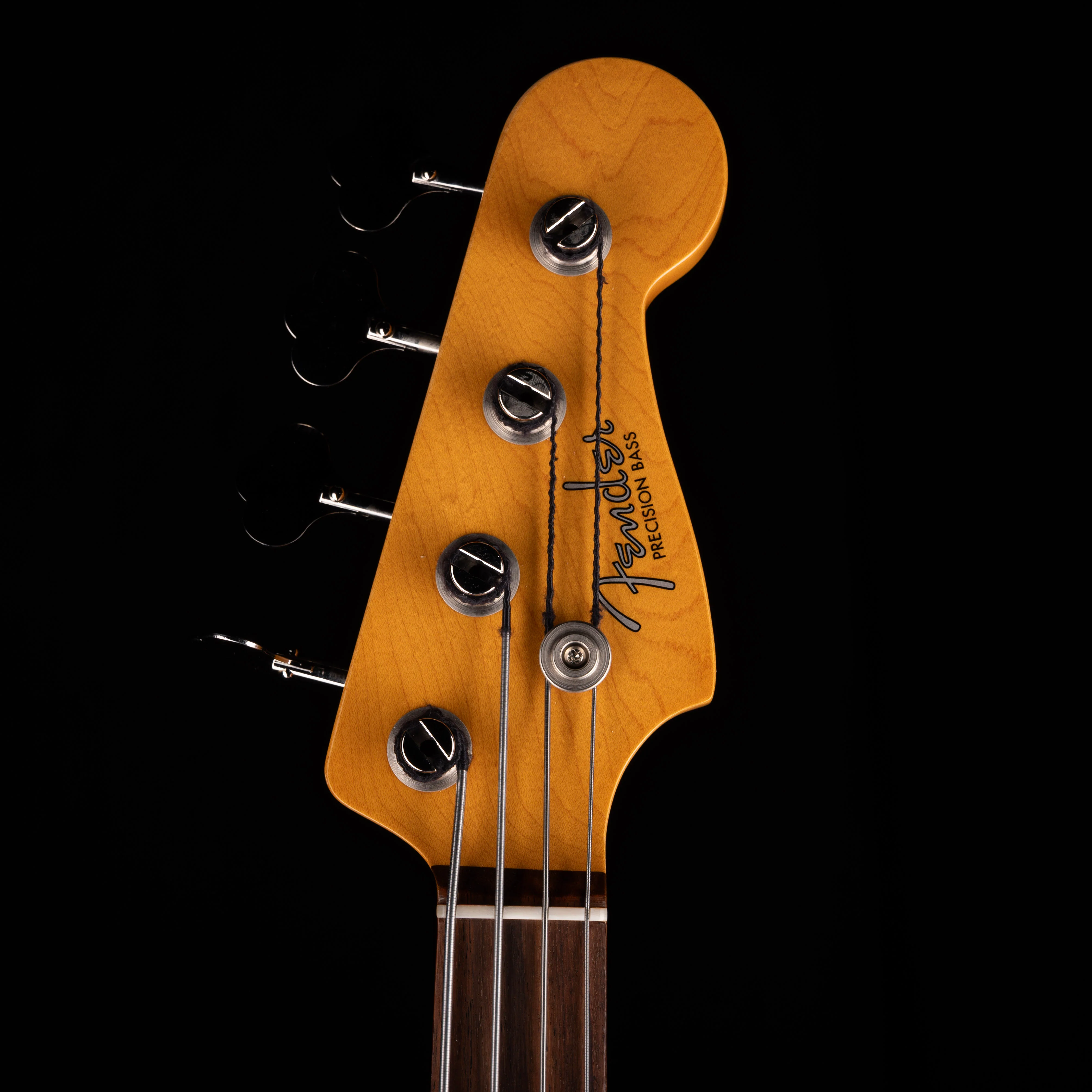 Pre Owned 2022 Fender American Vintage II 1960 Precision Bass 3-Tone Sunburst With Custom Shop Pickups With OHSC - Image 8