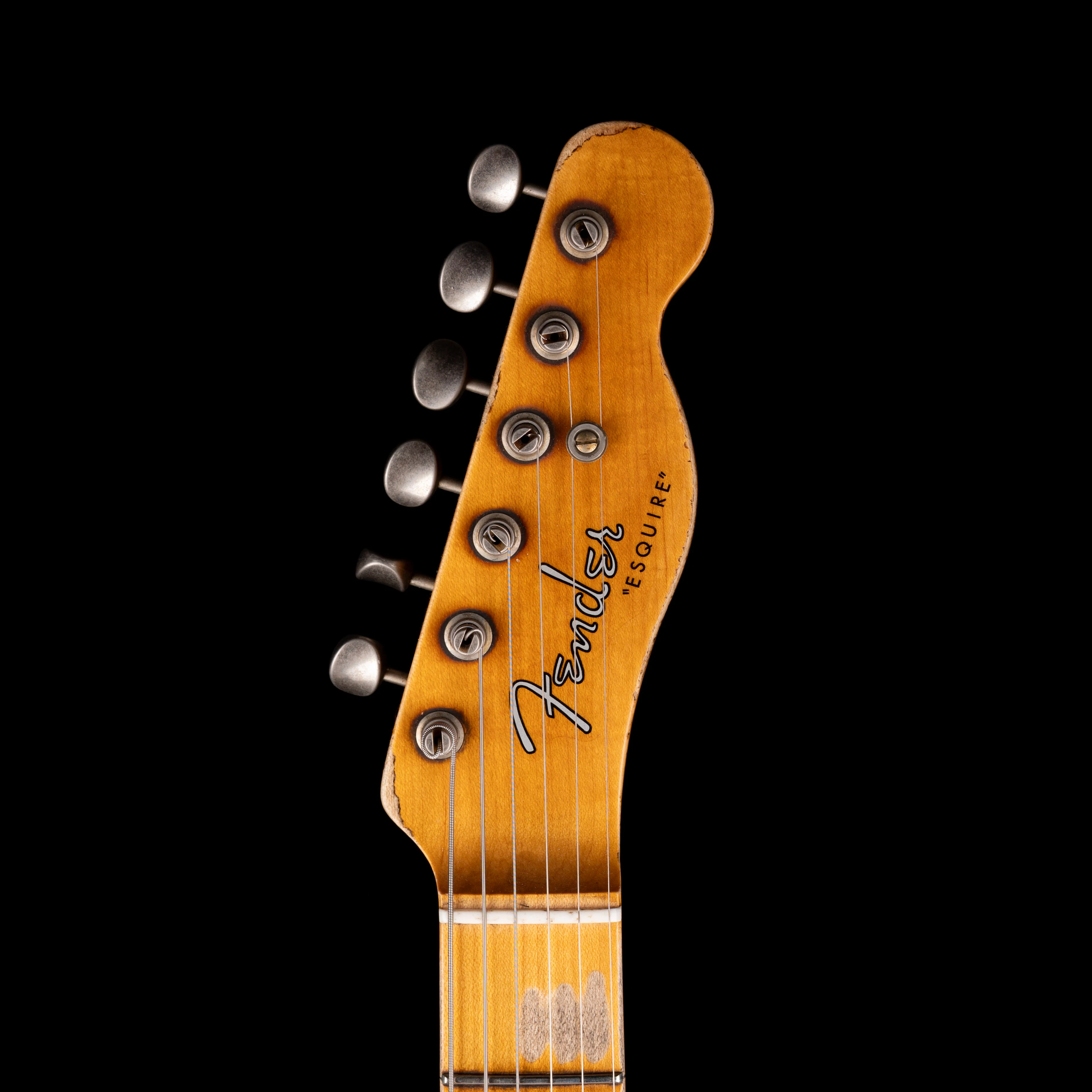 Pre Owned 2022 Fender Custom Shop Limited Edition 50's Pine Esquire, Super Heavy Relic Nocaster Blonde With OHSC - Image 13