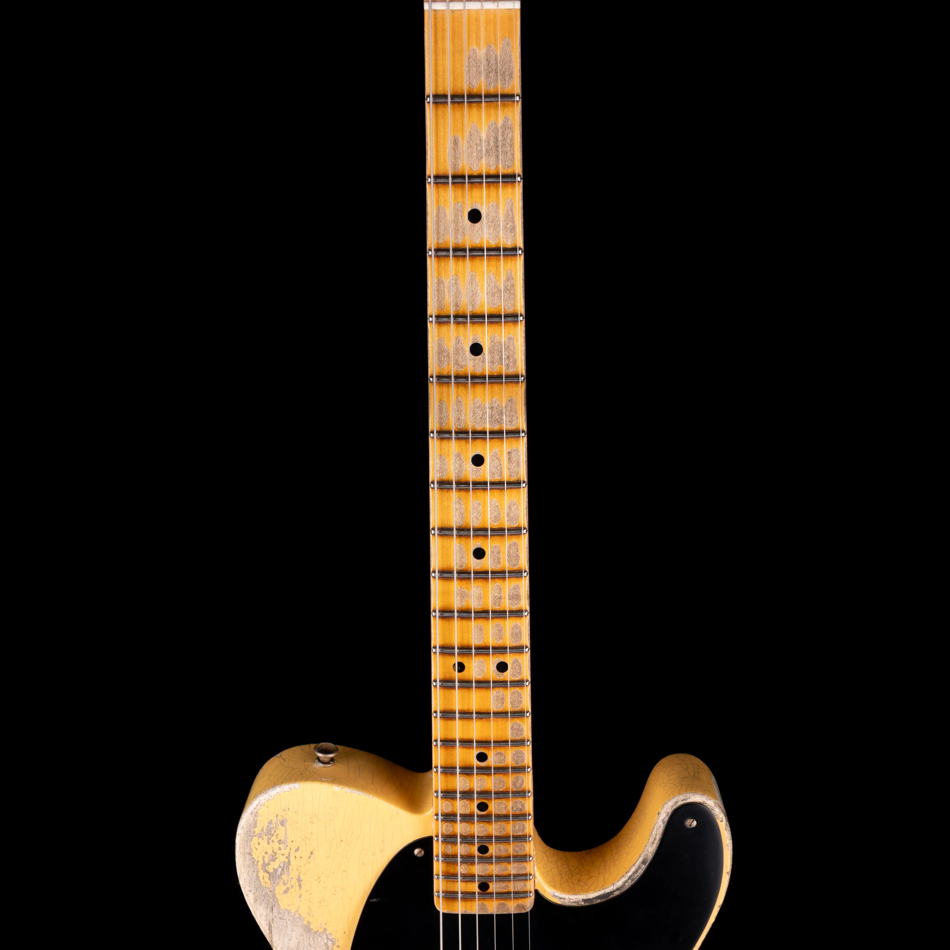 Pre Owned 2022 Fender Custom Shop Limited Edition 50's Pine Esquire, Super Heavy Relic Nocaster Blonde With OHSC - Image 7