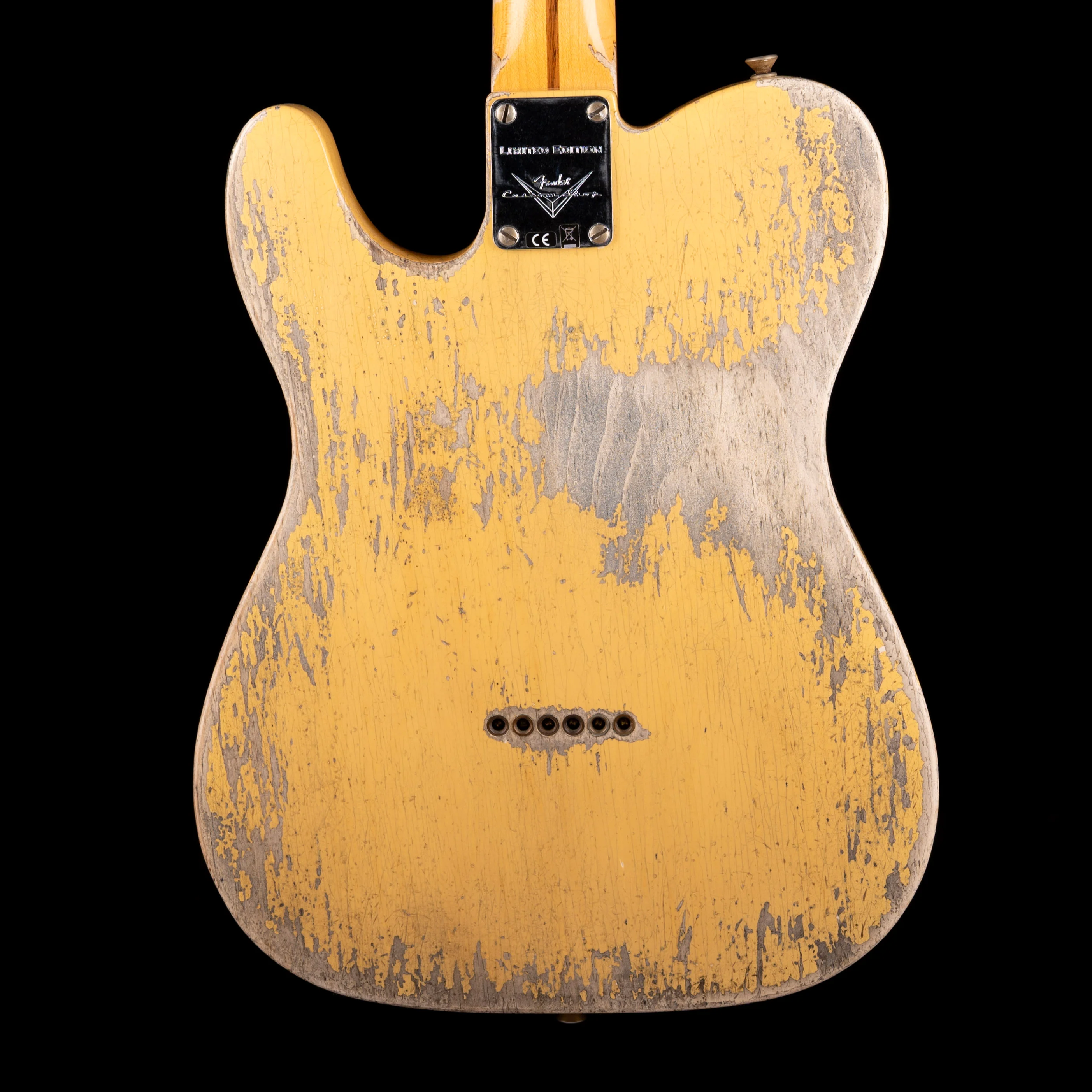 Pre Owned 2022 Fender Custom Shop Limited Edition 50's Pine Esquire, Super Heavy Relic Nocaster Blonde With OHSC - Image 9