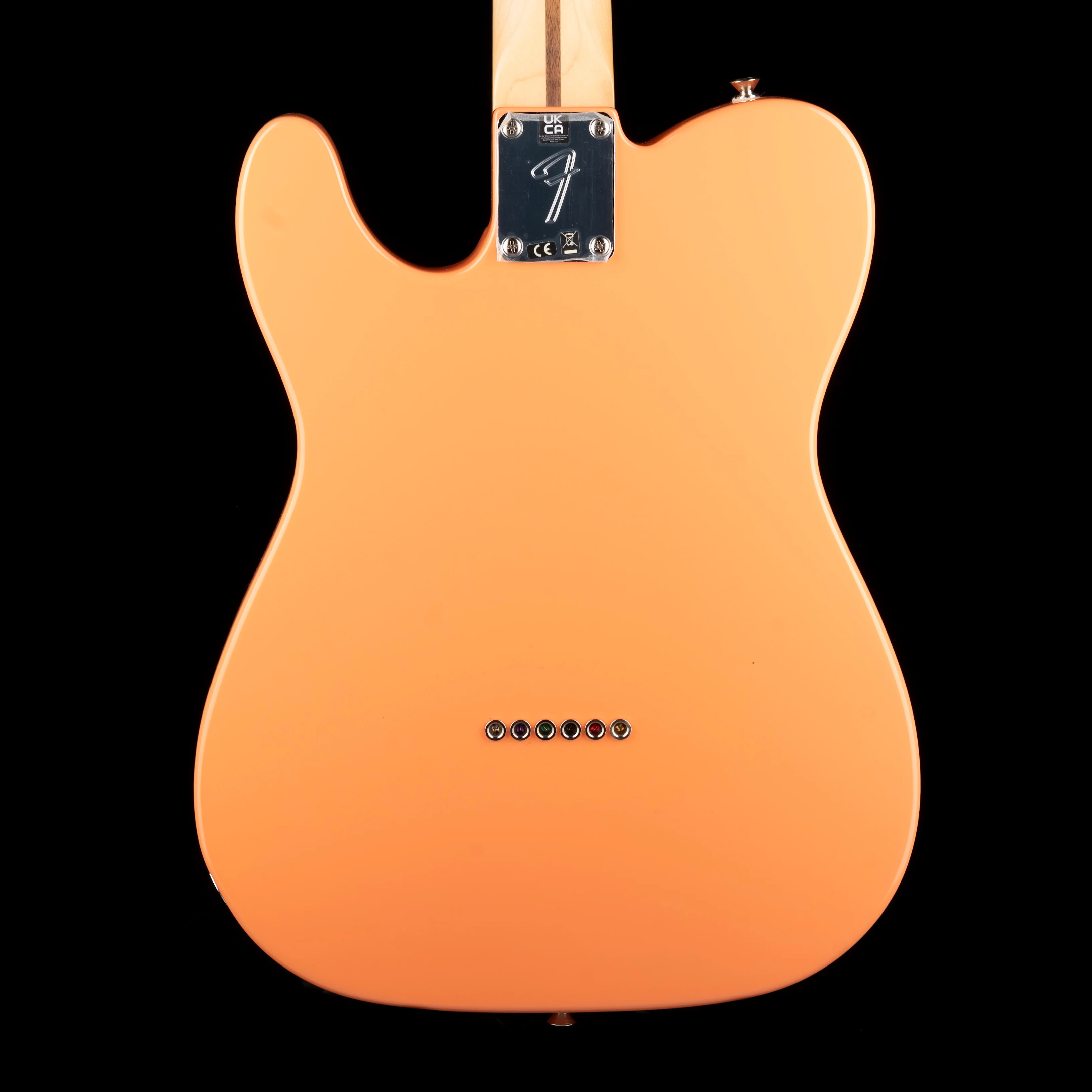 Pre Owned 2022 Fender Limited Edition Player Series Telecaster Pacific Peach With Gig Bag - Image 12