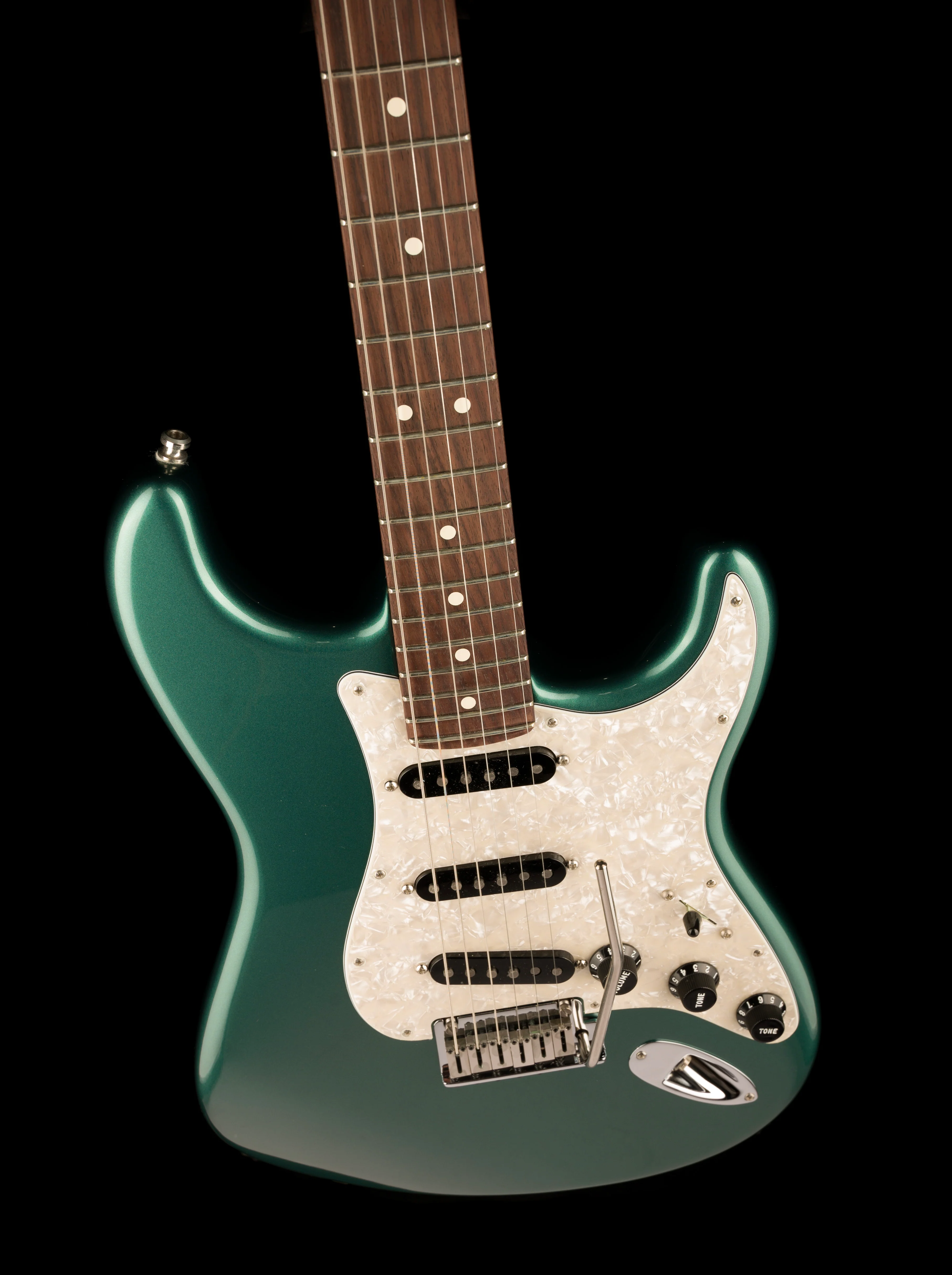 Pre Owned 2022 Fender Mod Shop Stratocaster Sherwood Green With OHSC - Image 4