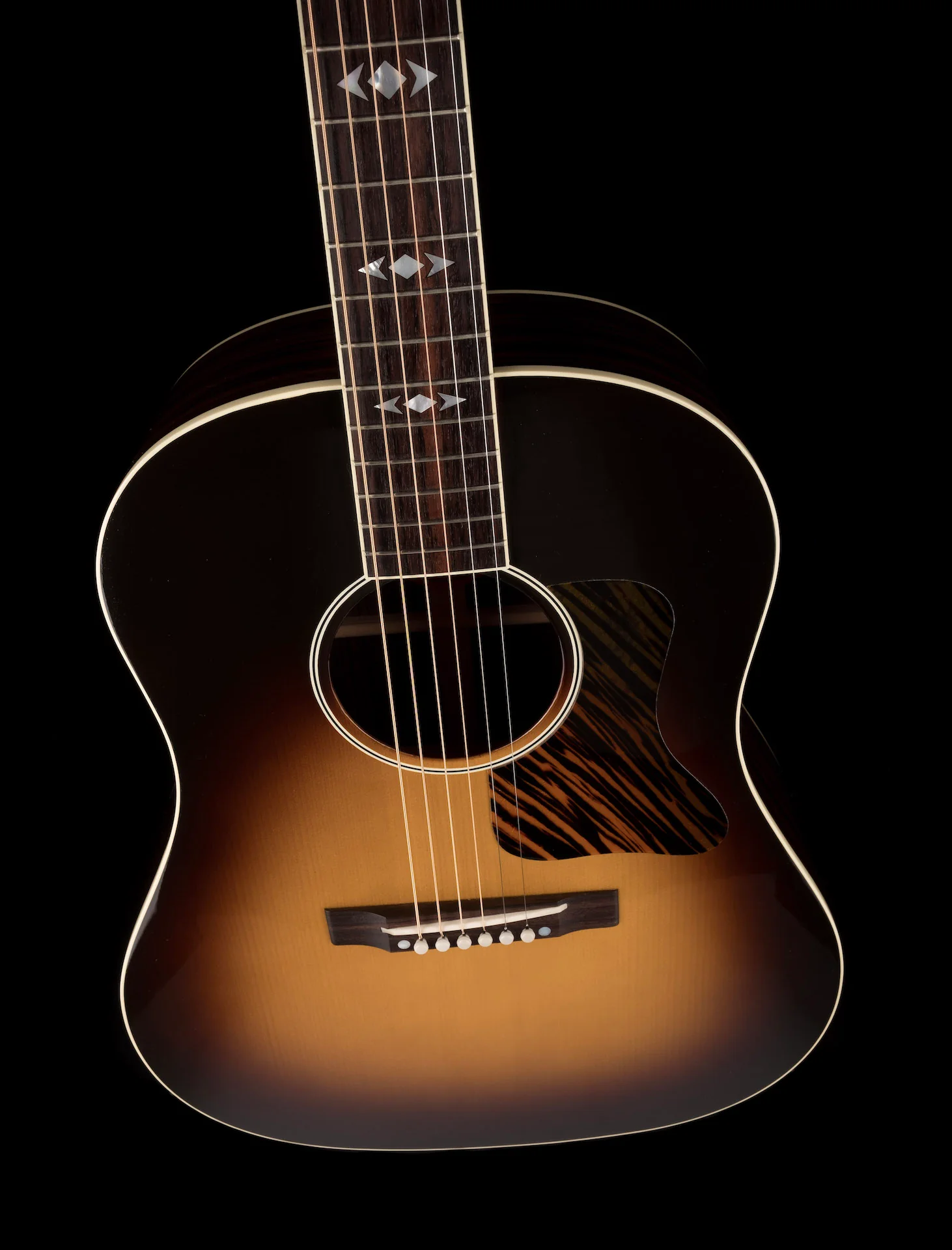 Pre Owned 2022 Gibson Custom Shop Advanced Jumbo Sunburst With OHSC - Image 4