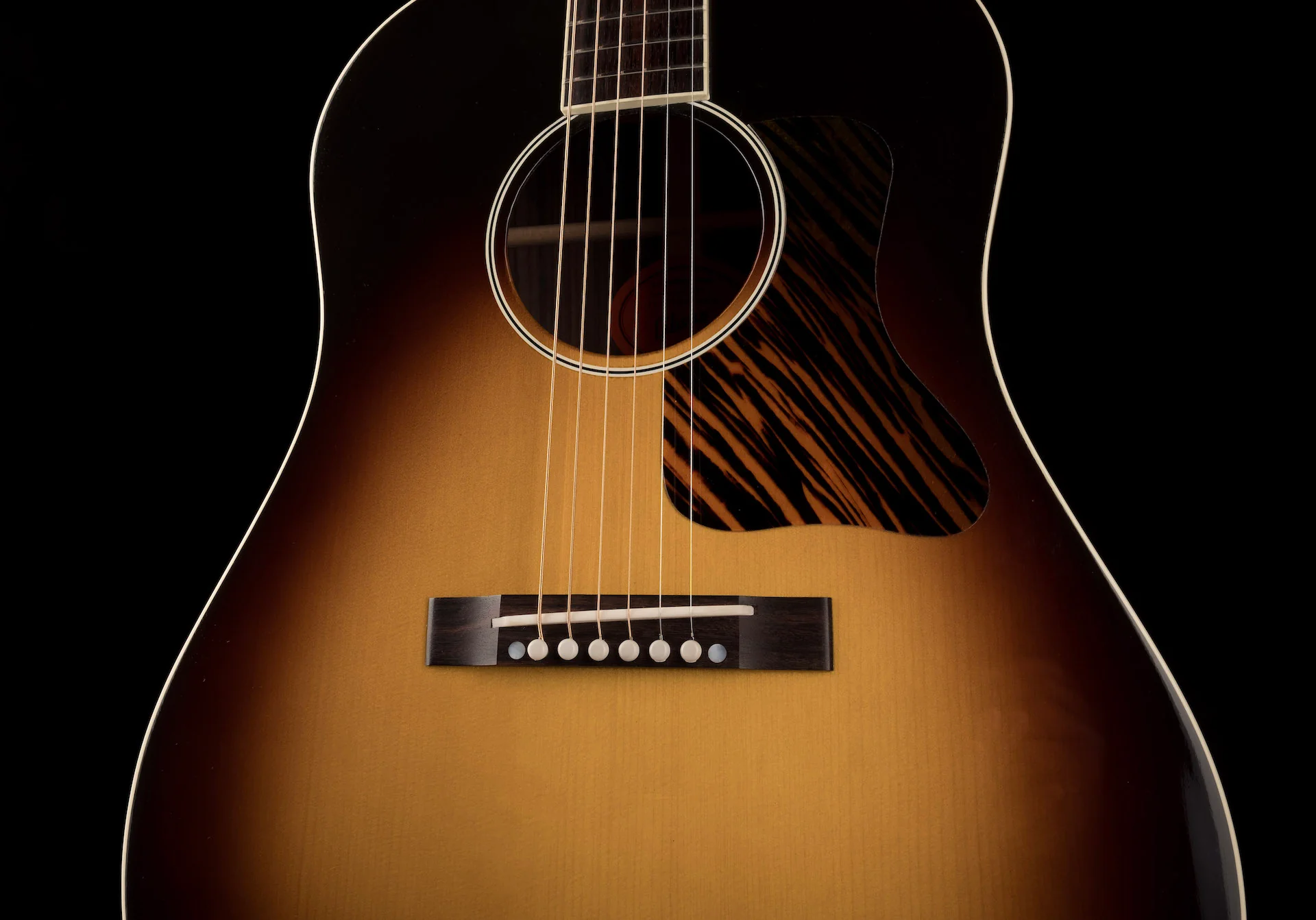 Pre Owned 2022 Gibson Custom Shop Advanced Jumbo Sunburst With OHSC - Image 6