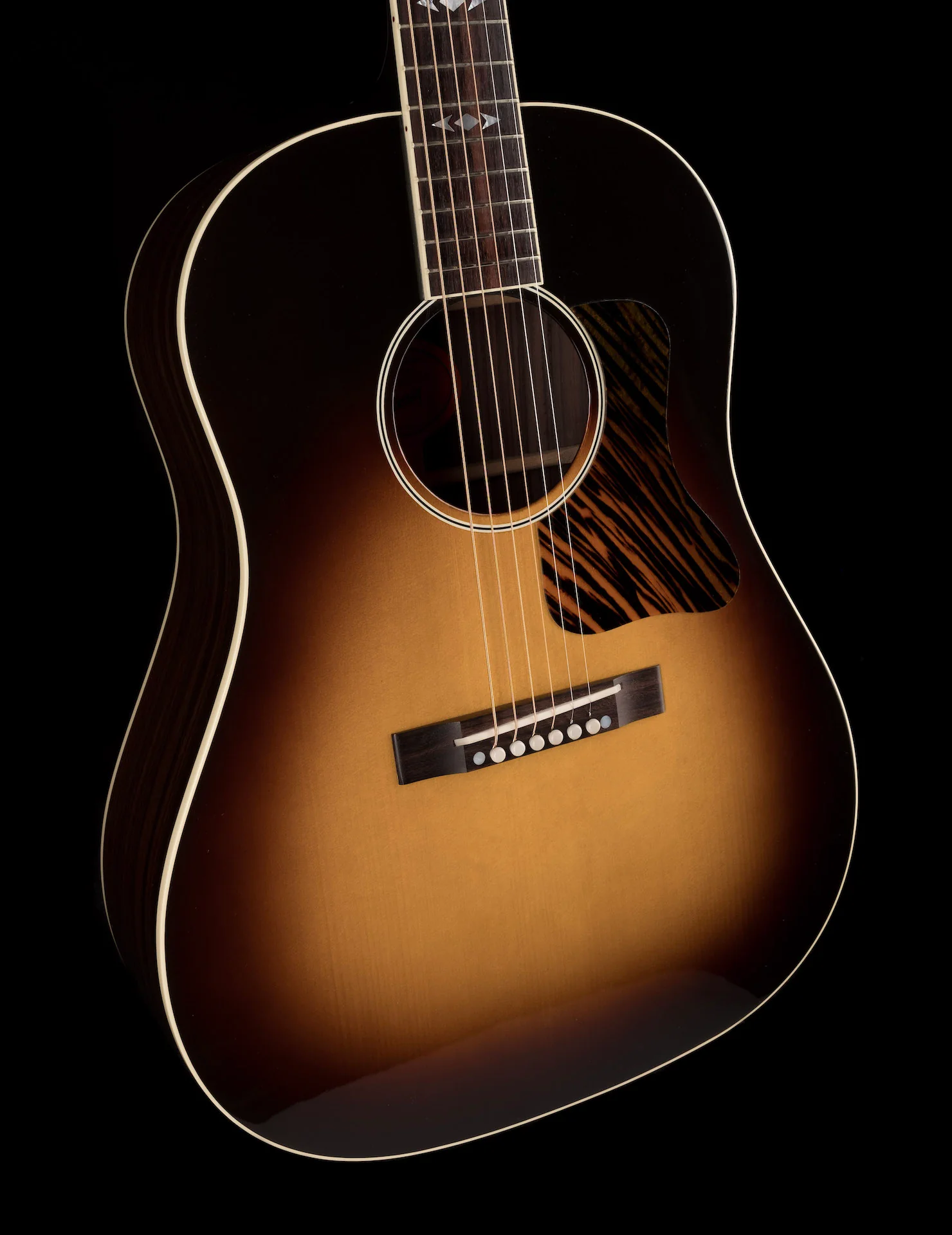 Pre Owned 2022 Gibson Custom Shop Advanced Jumbo Sunburst With OHSC - Image 9