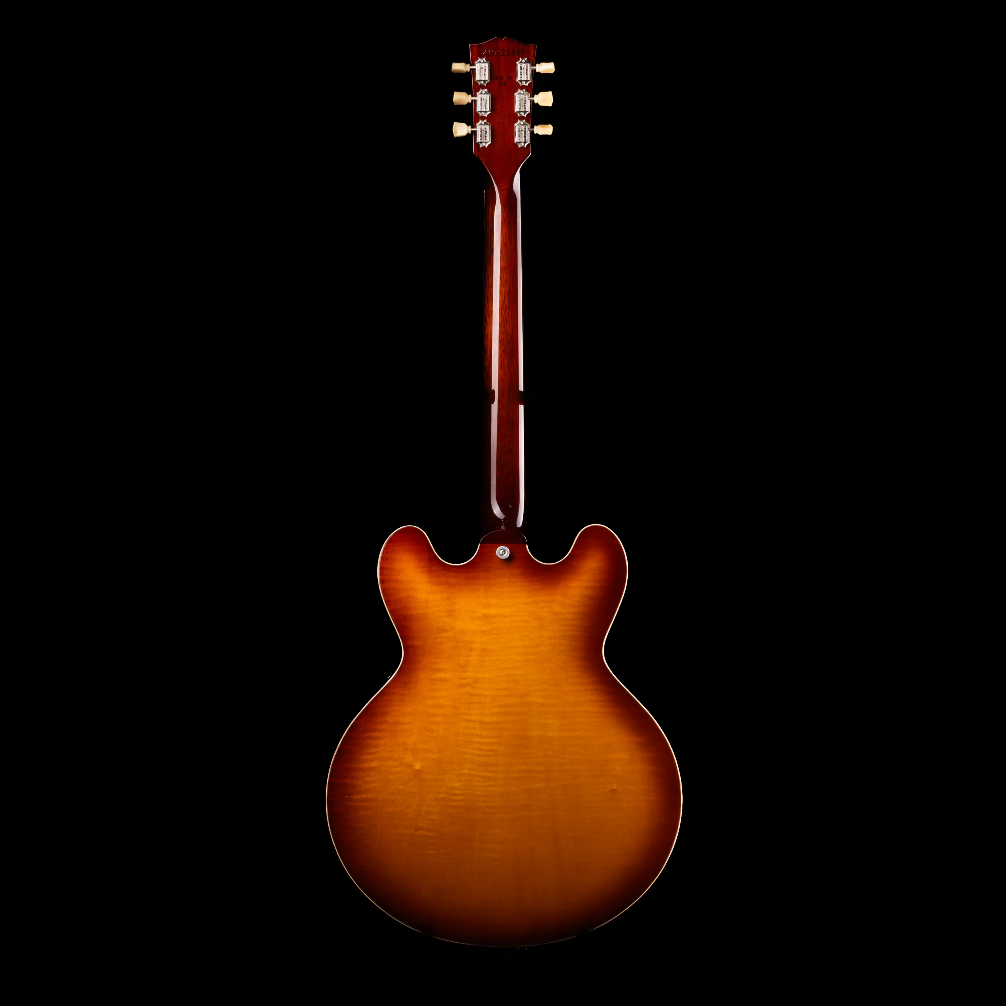 Pre-Owned 2022 Gibson ES-335 Figured Iced Tea with OHSC - Image 9