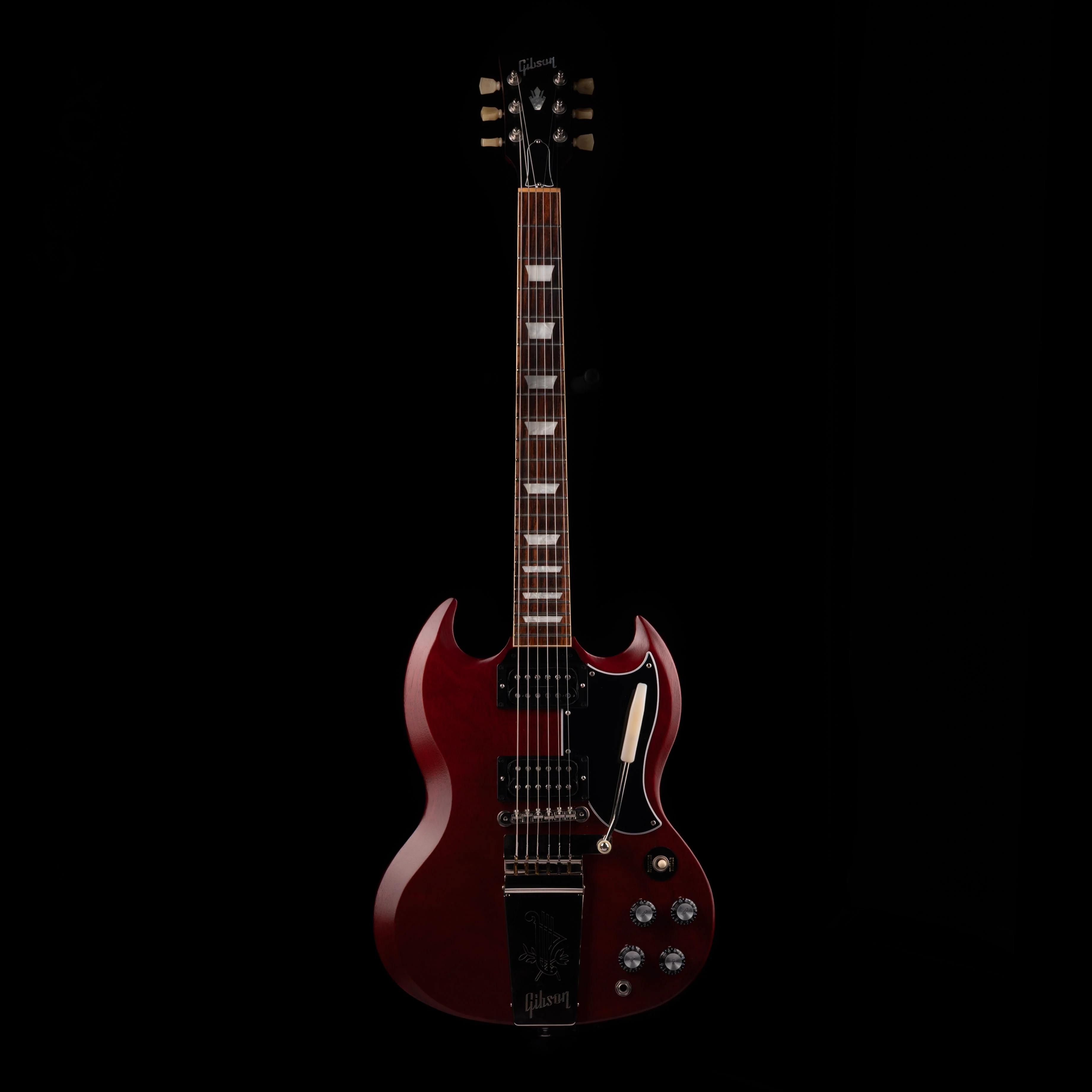 Pre-Owned 2022 Gibson SG '61 Standard Maestro Vibrola Cherry With OHSC - Image 2