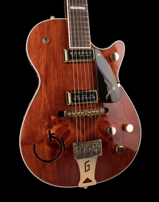 Pre-Owned 2022 Gretsch Custom Shop Masterbuilt Stephen Stern G6130CS '55 Round Up Knotty Pine Brazilian Rosewood with OHSC - Image 10