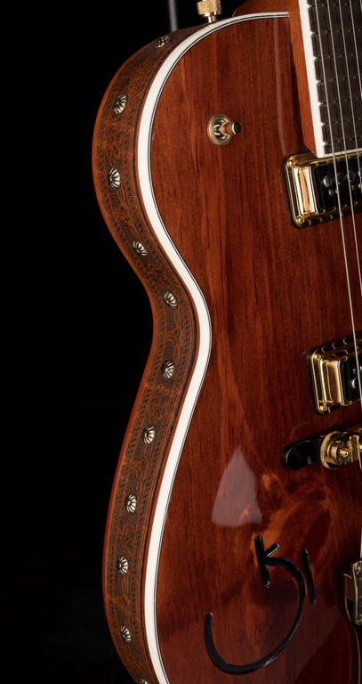 Pre-Owned 2022 Gretsch Custom Shop Masterbuilt Stephen Stern G6130CS '55 Round Up Knotty Pine Brazilian Rosewood with OHSC - Image 11